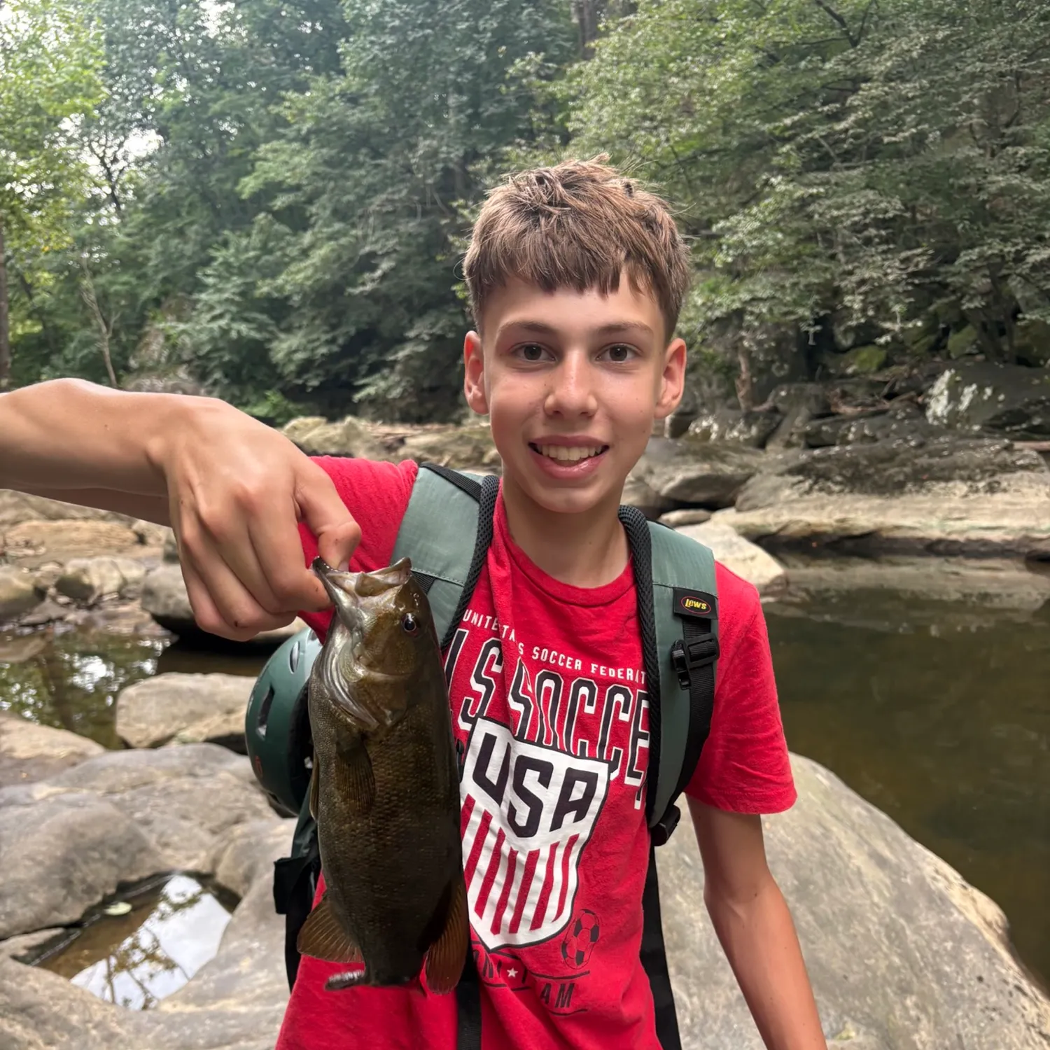 Smallmouth bass caught on Fishbrain