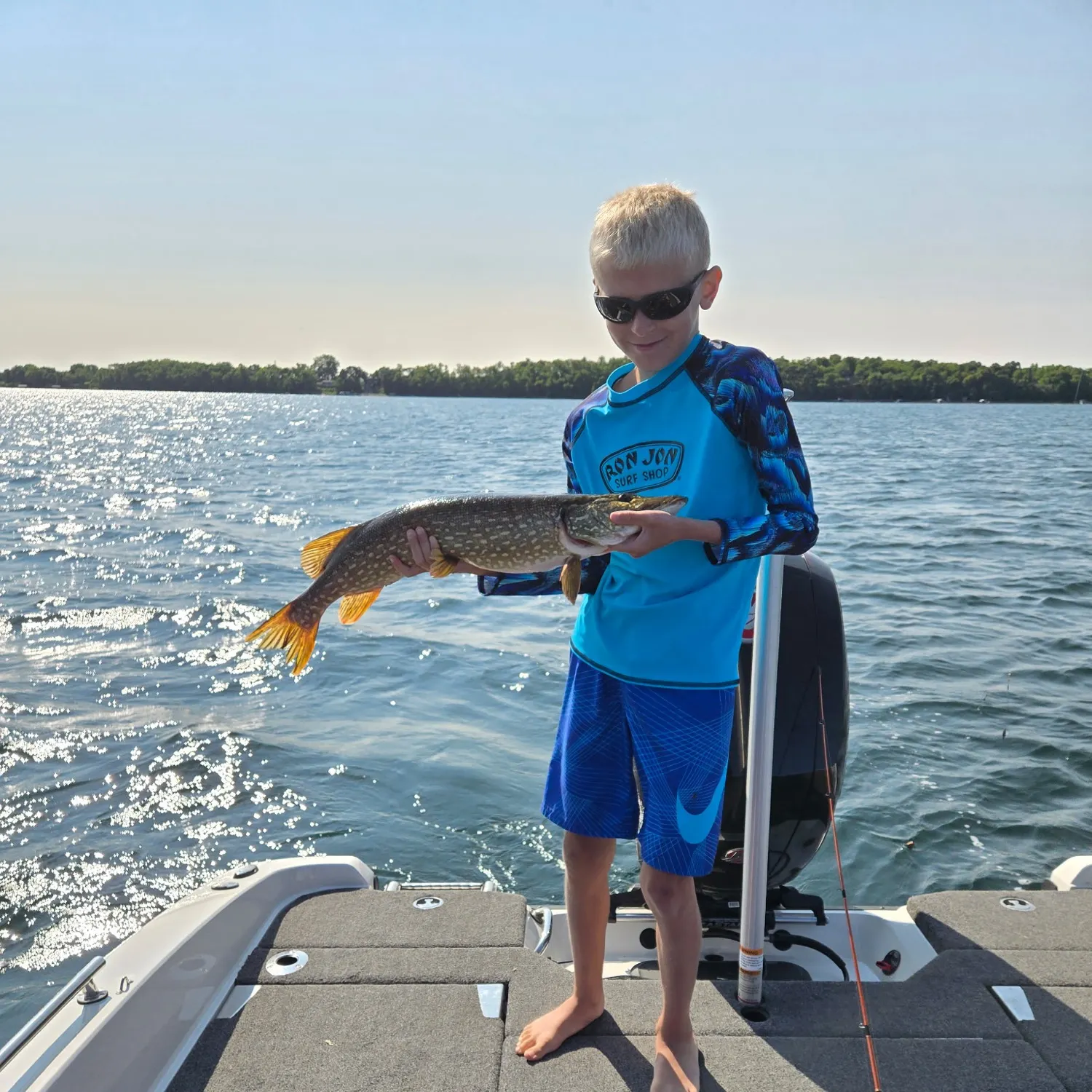 Northern pike caught on Fishbrain