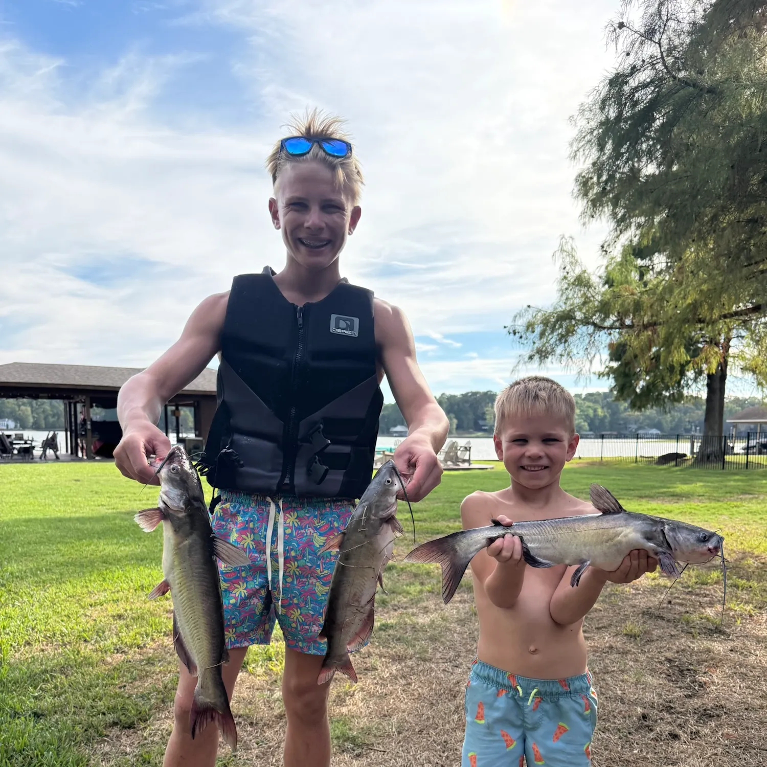 Channel catfish caught on Fishbrain