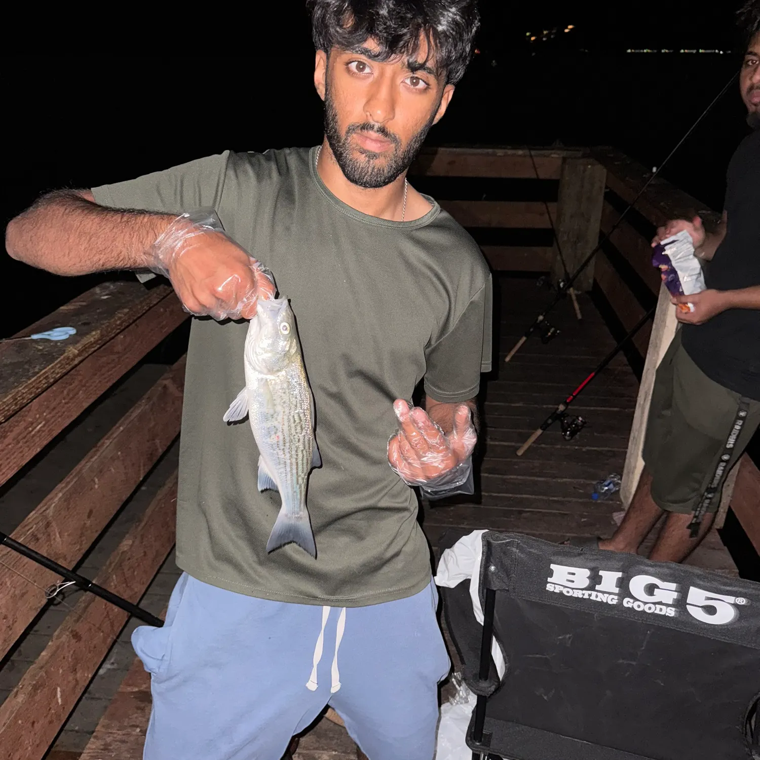 Striped bass caught on Fishbrain