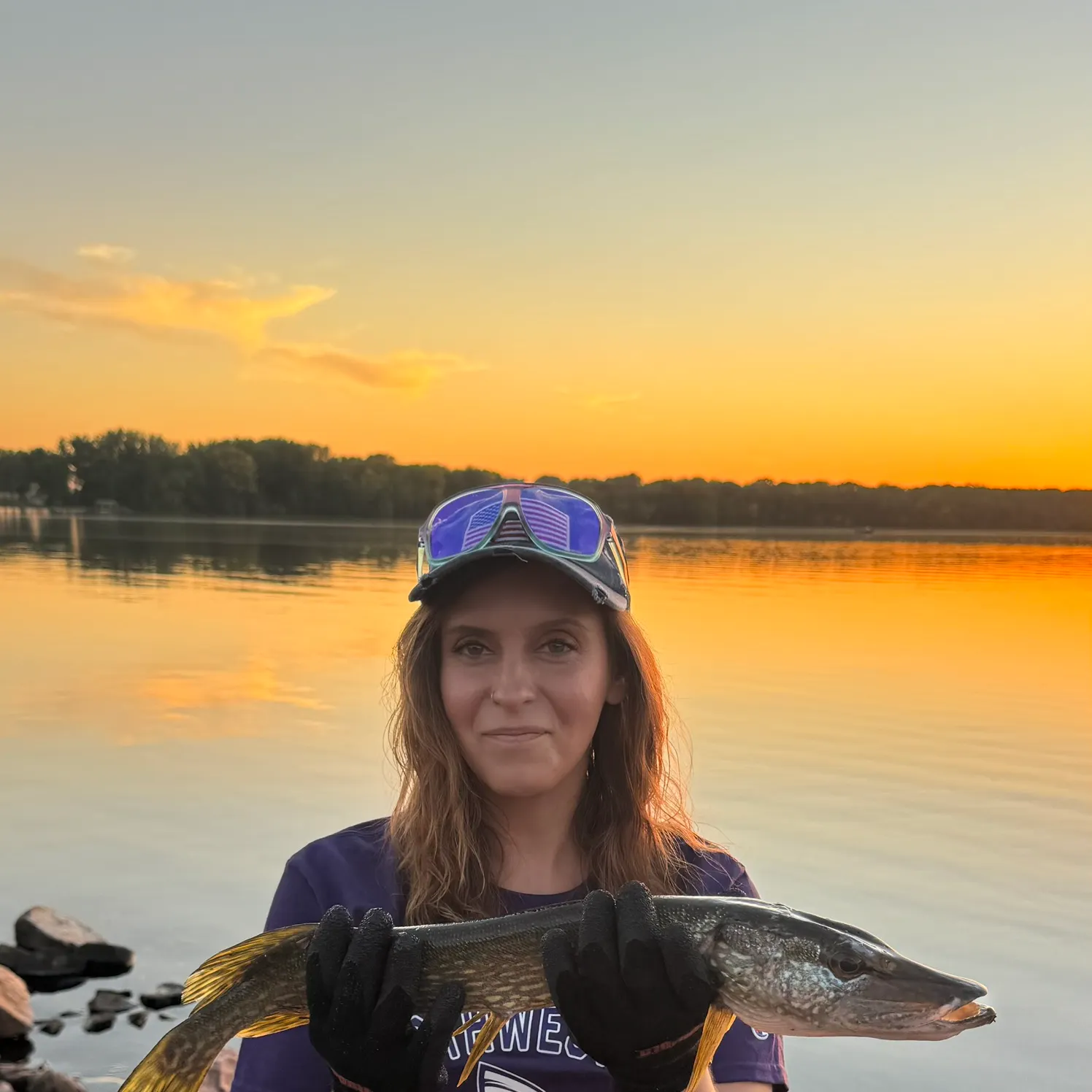 Northern pike caught on Fishbrain