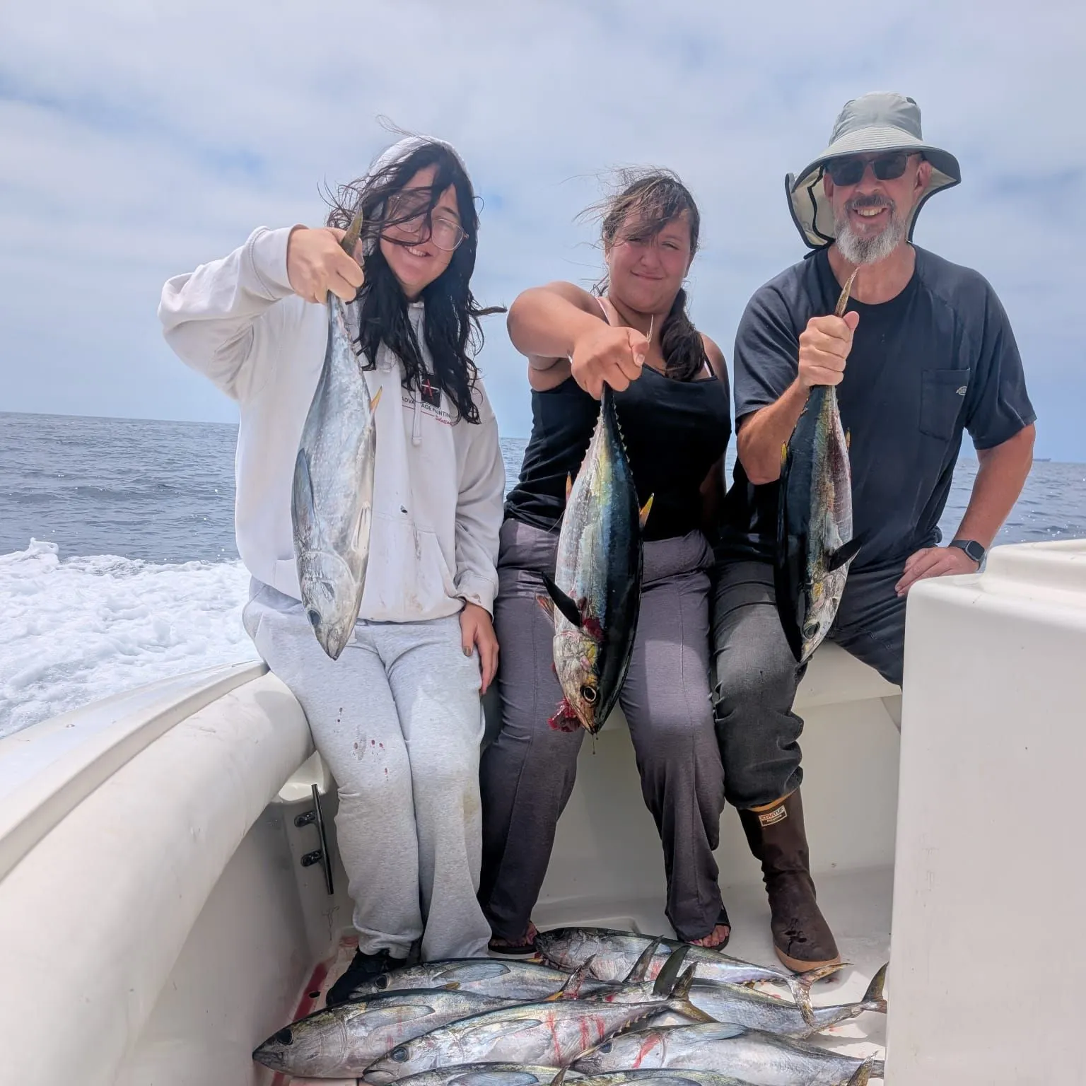 Yellowfin tuna caught on Fishbrain