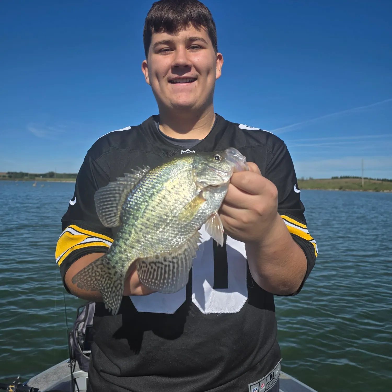 Black crappie caught on Fishbrain