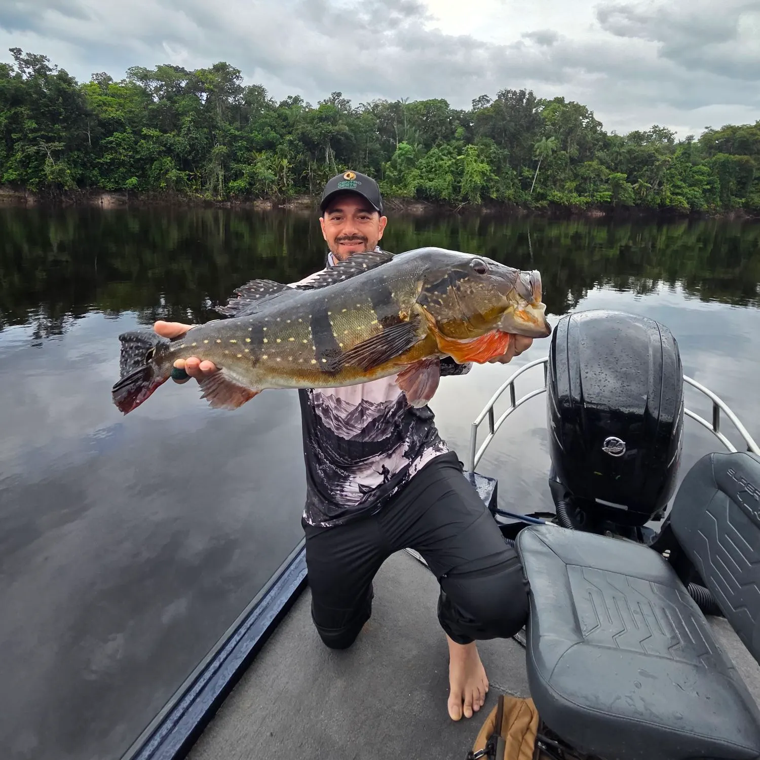 Speckled peacock bass caught on Fishbrain