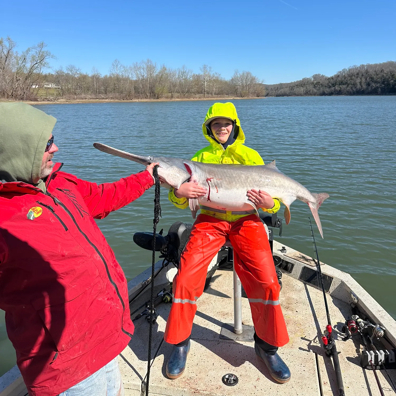 The most recent Paddlefish catches on Fishbrain
