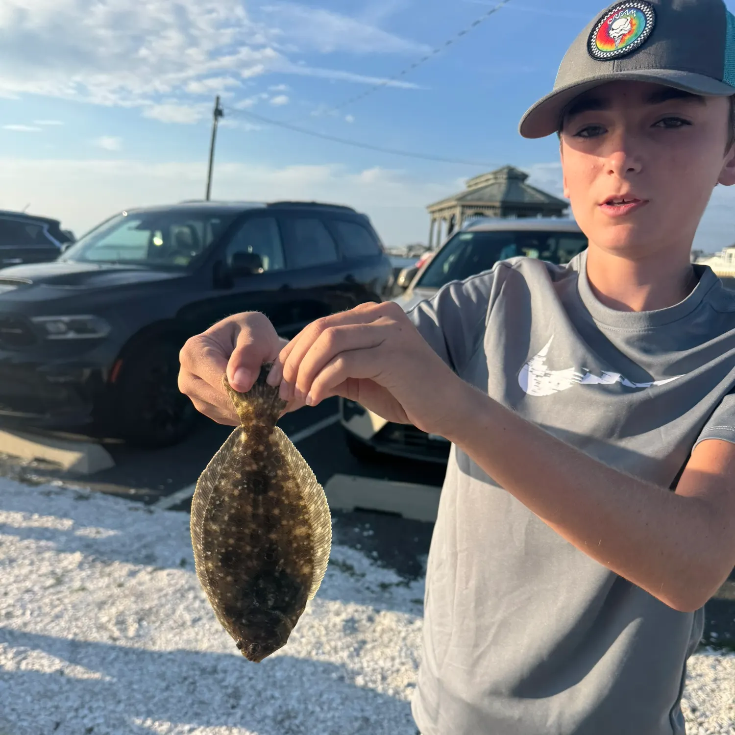 Summer flounder caught on Fishbrain