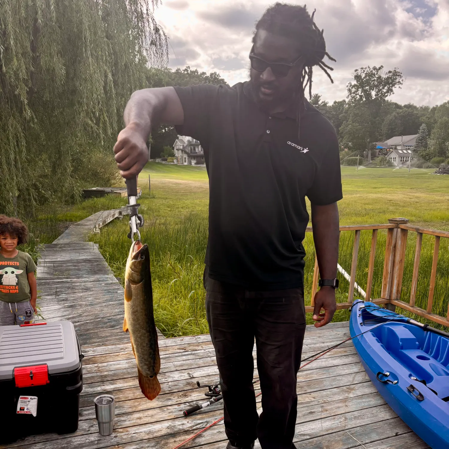 Eyetail bowfin caught on Fishbrain