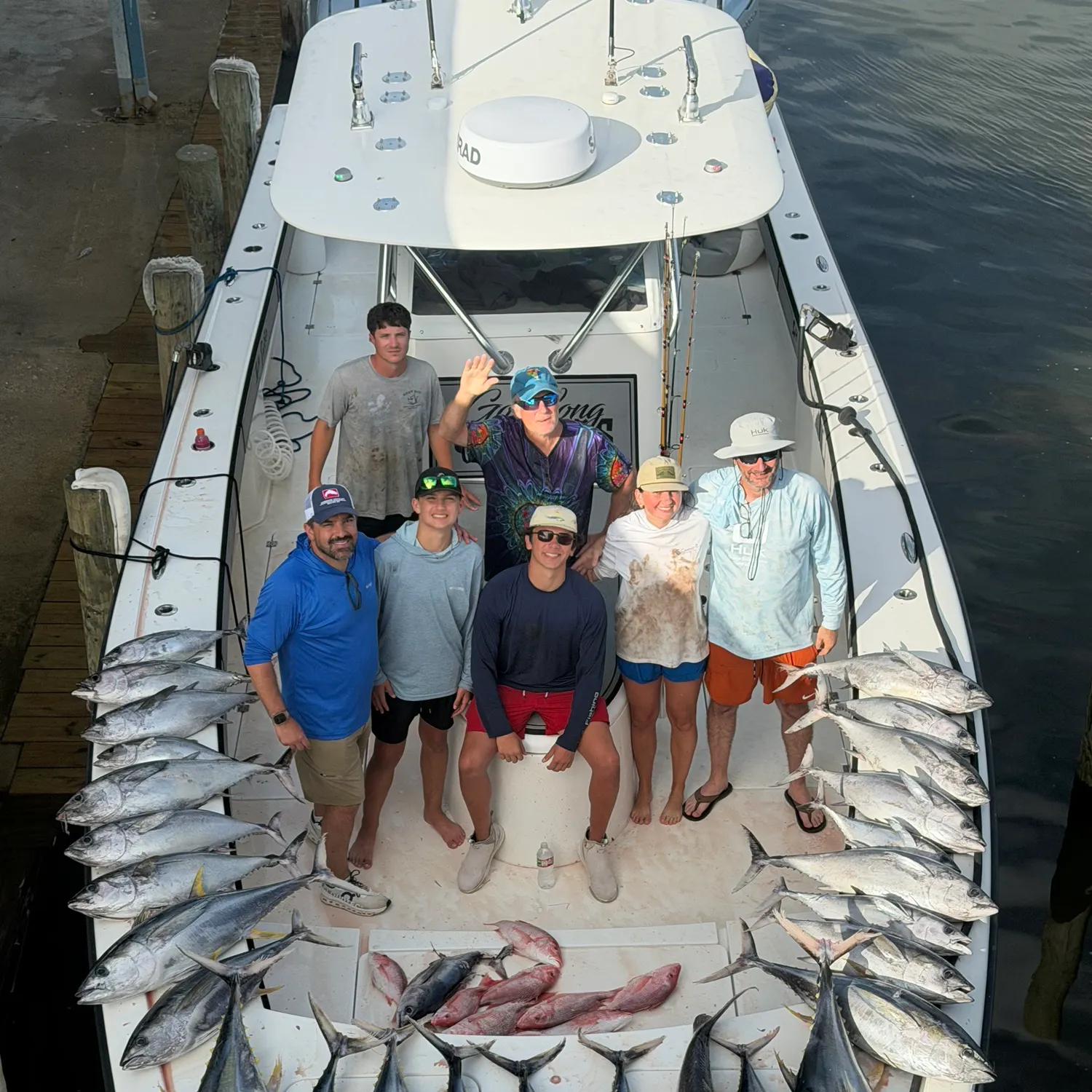 The most recent Yellowfin tuna catches on Fishbrain
