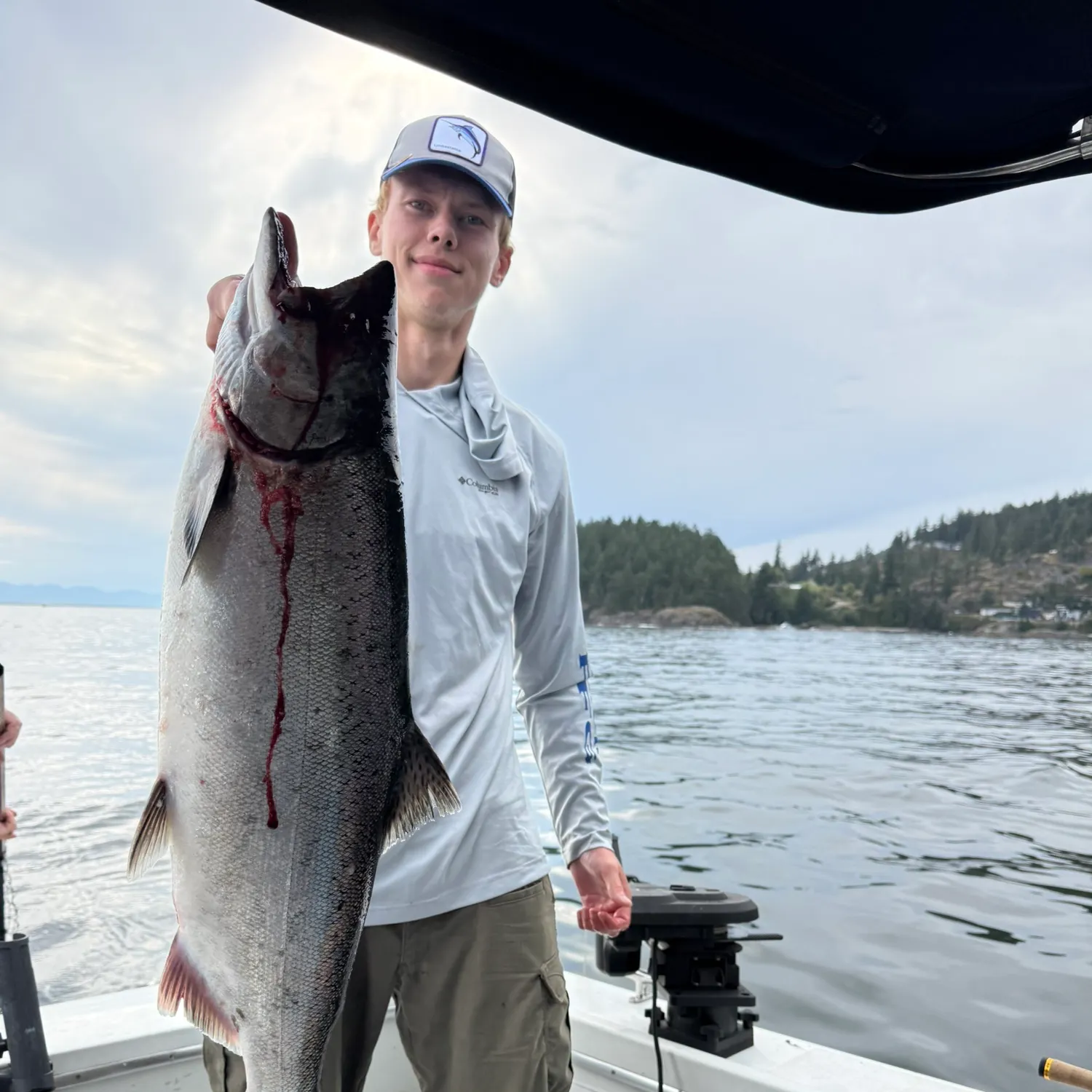 Chinook salmon caught on Fishbrain