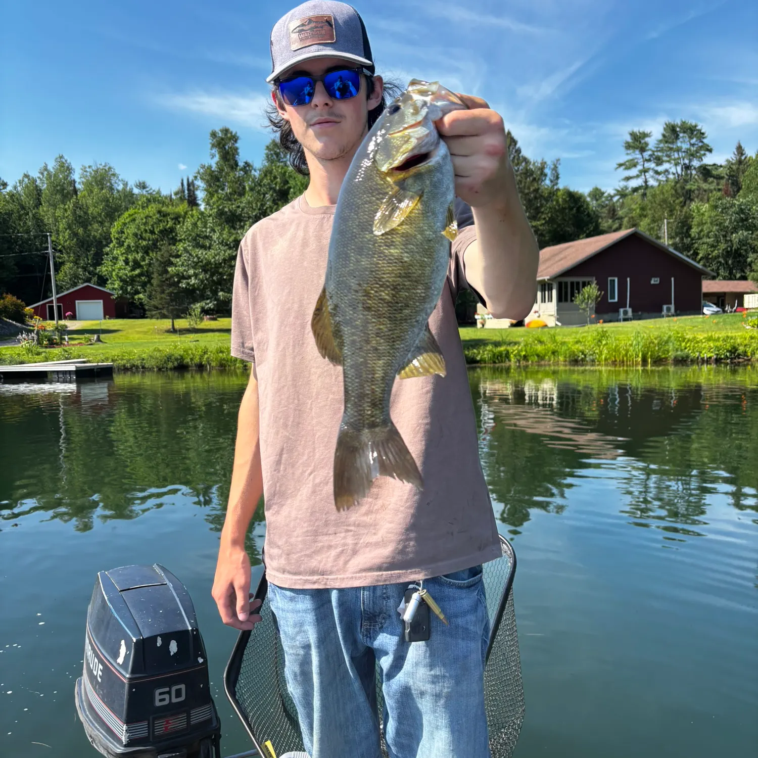 Smallmouth bass caught on Fishbrain