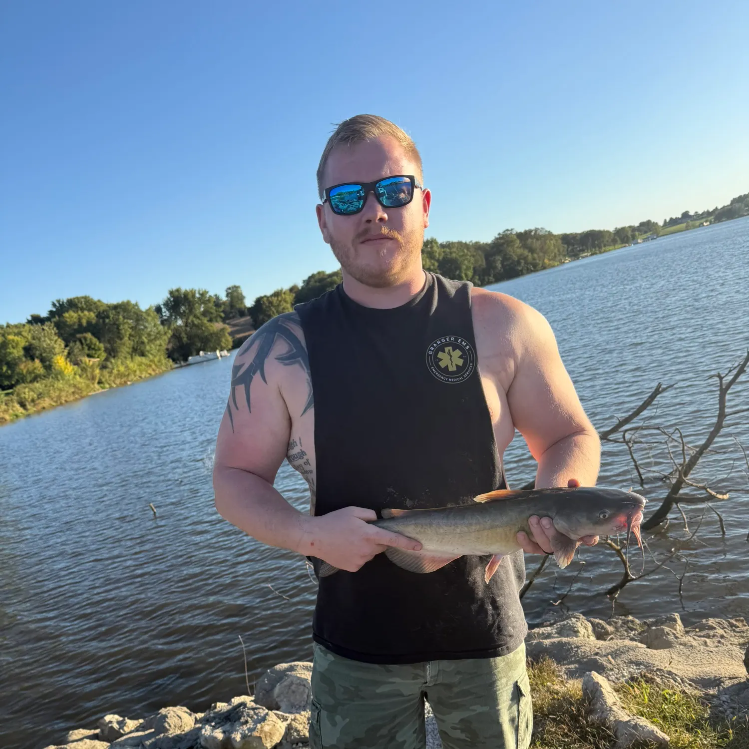 Channel catfish caught on Fishbrain