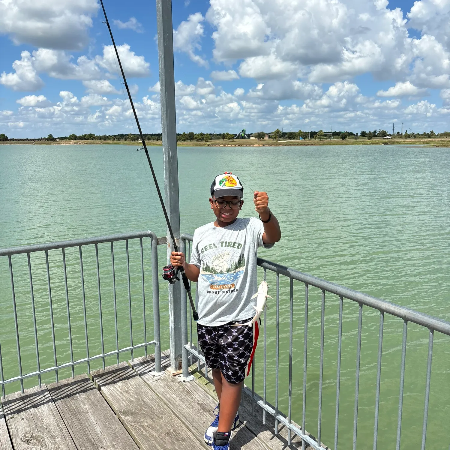 Blue catfish caught on Fishbrain