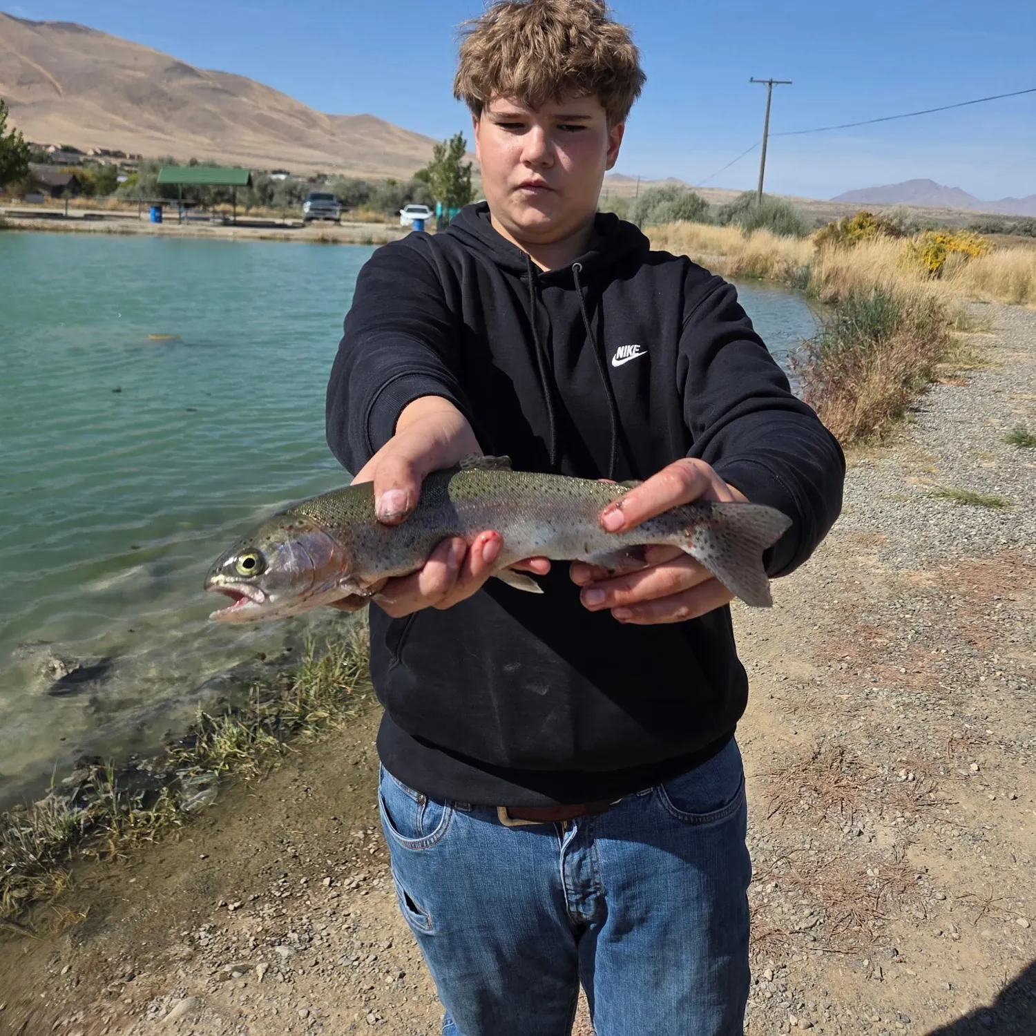 Rainbow trout caught on Fishbrain