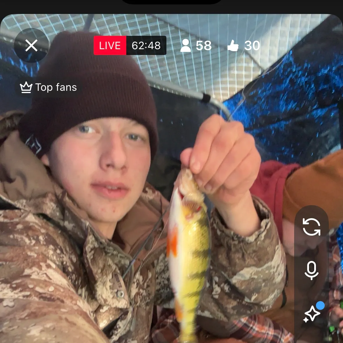 recently logged catches