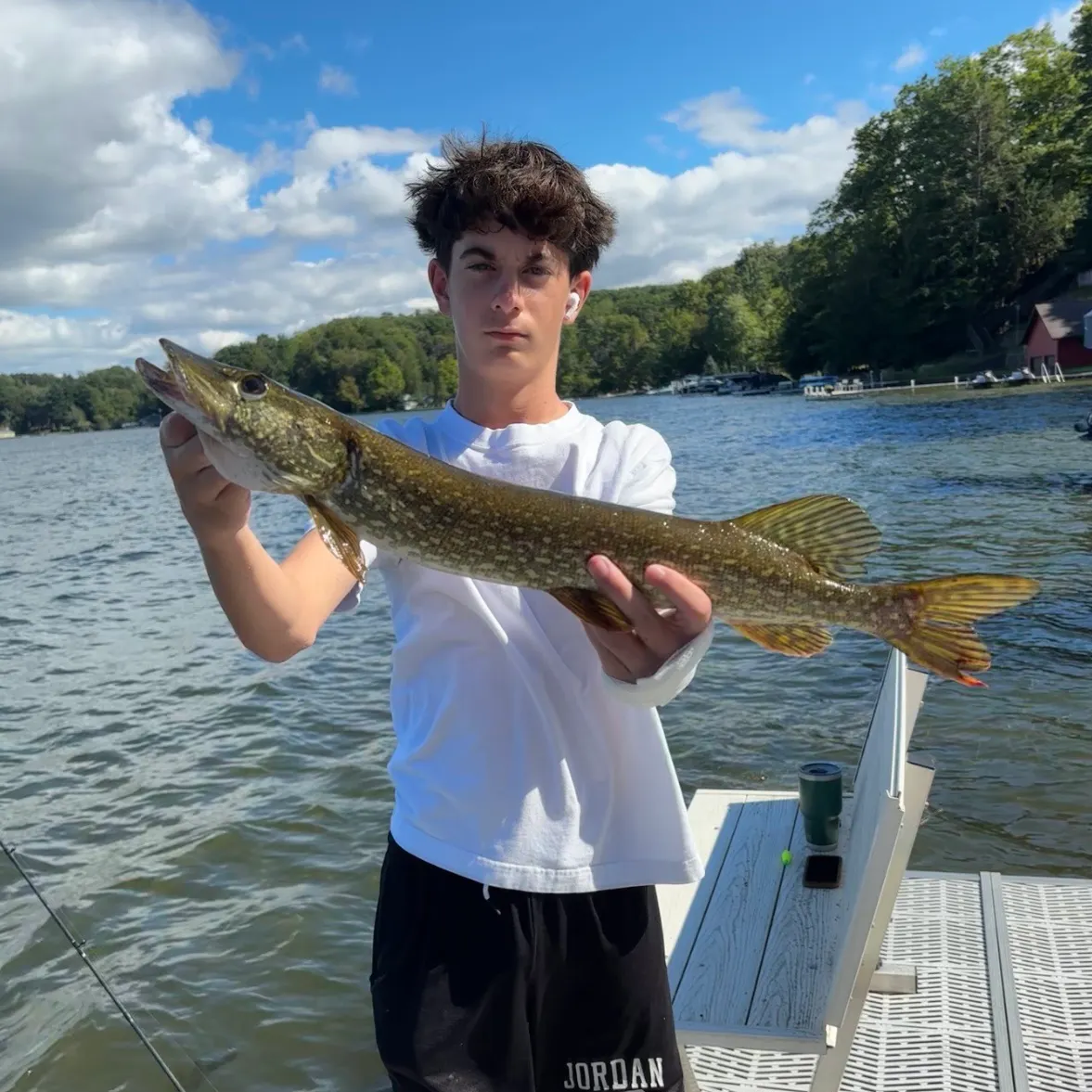 Northern pike caught on Fishbrain