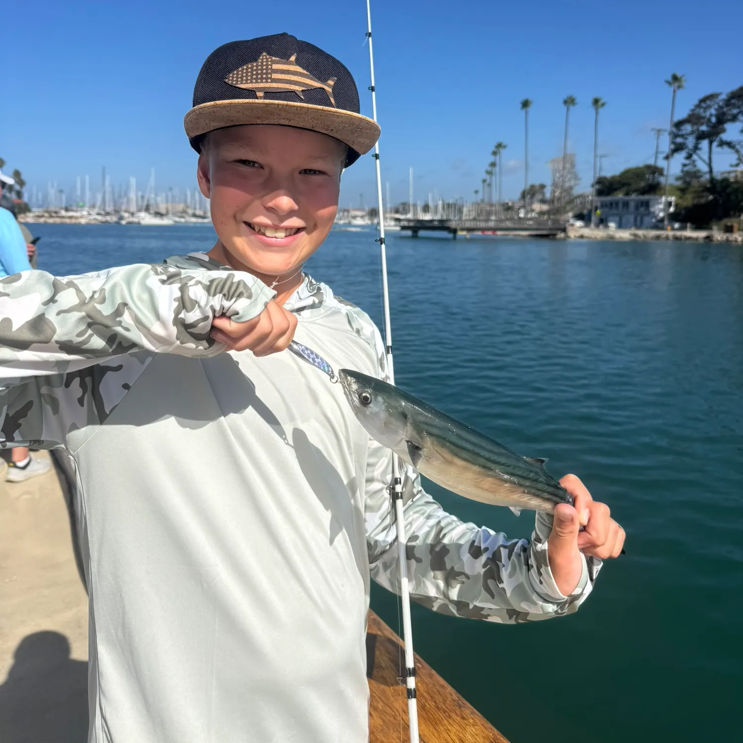 Striped bonito caught on Fishbrain