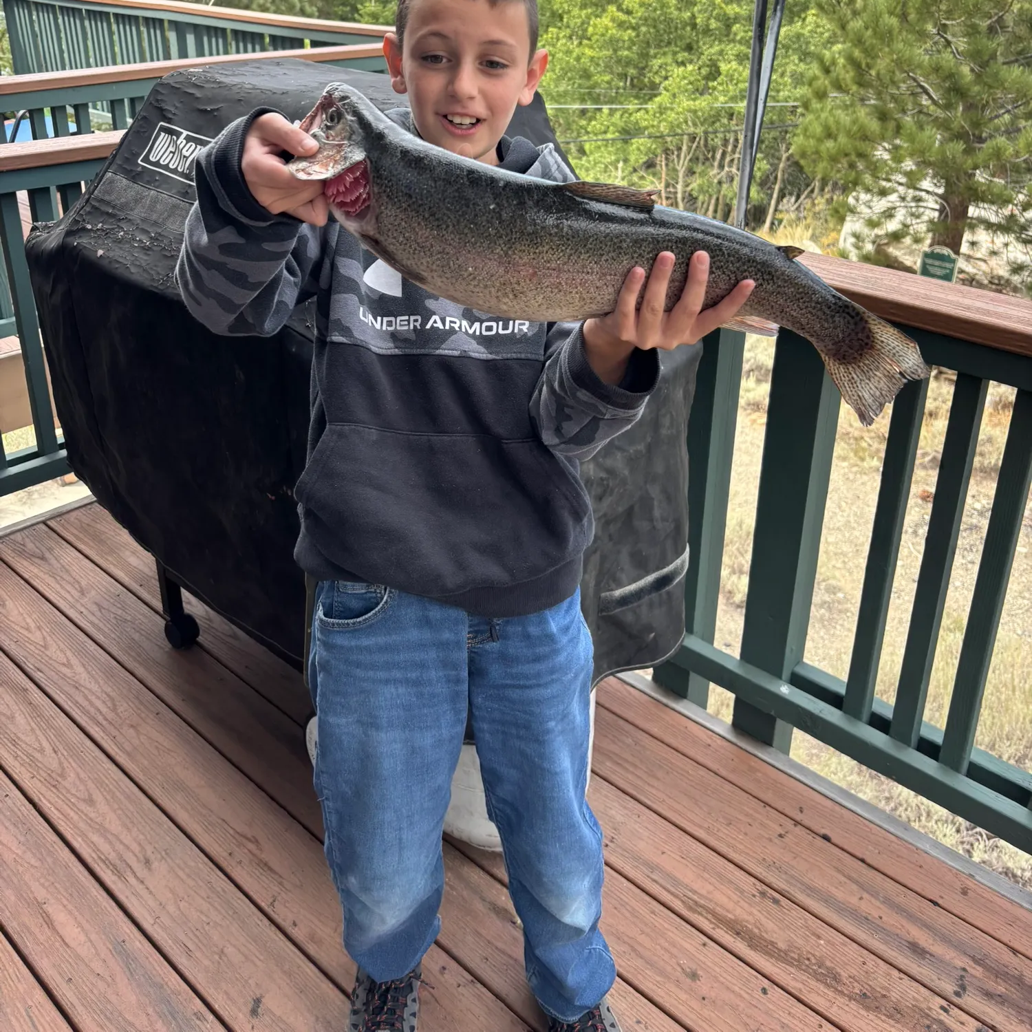 Rainbow trout caught on Fishbrain