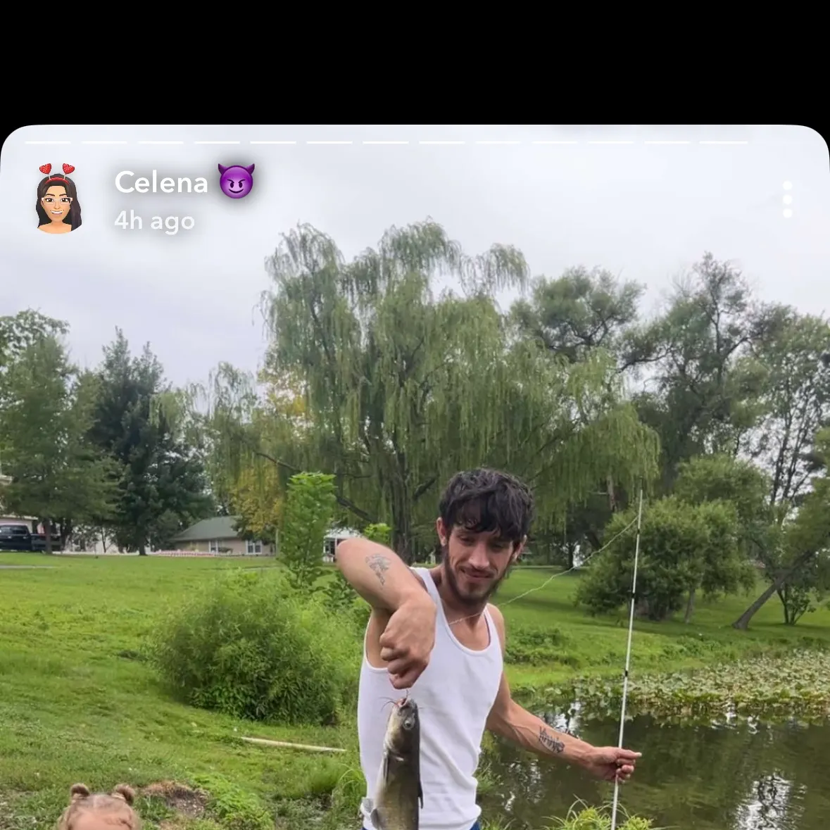 Channel catfish caught on Fishbrain