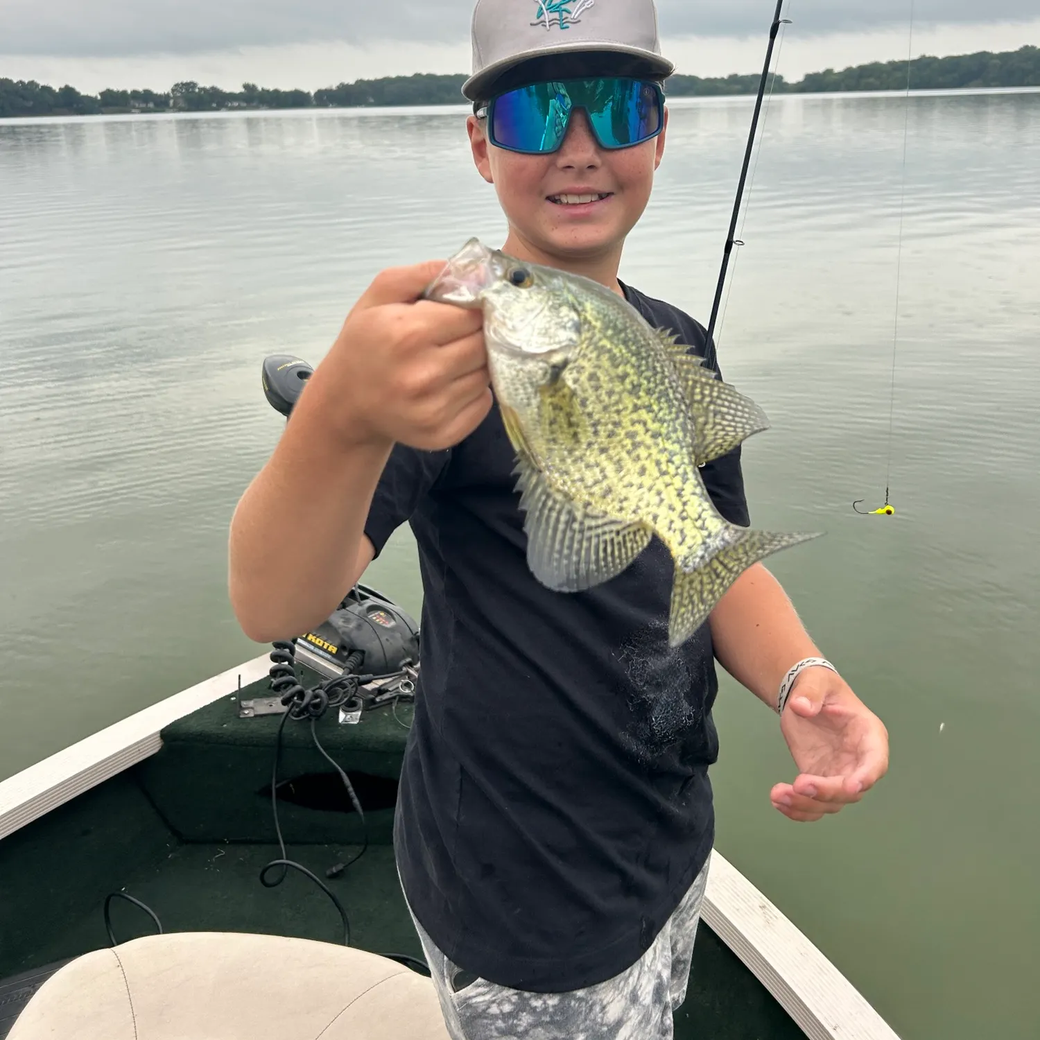 Black crappie caught on Fishbrain