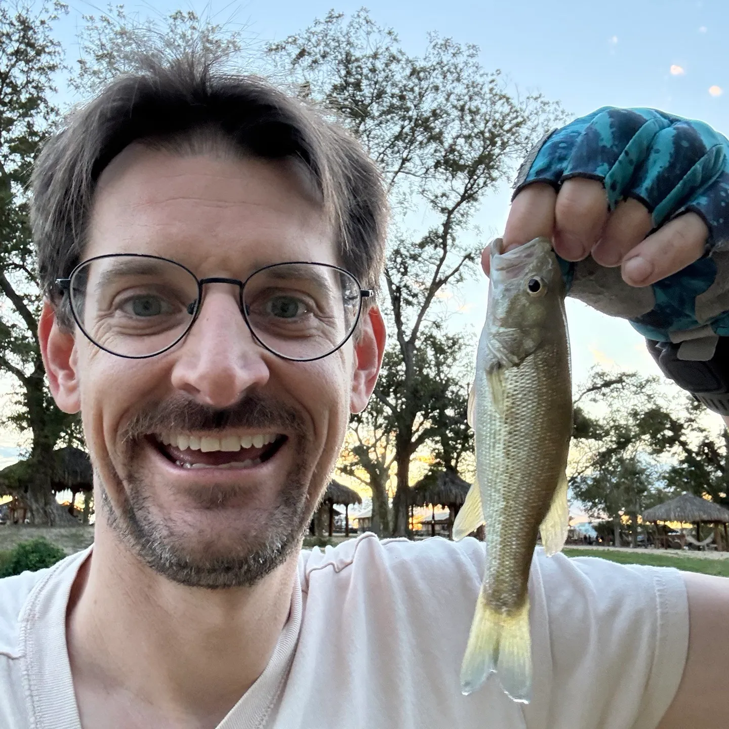 Spotted bass caught on Fishbrain