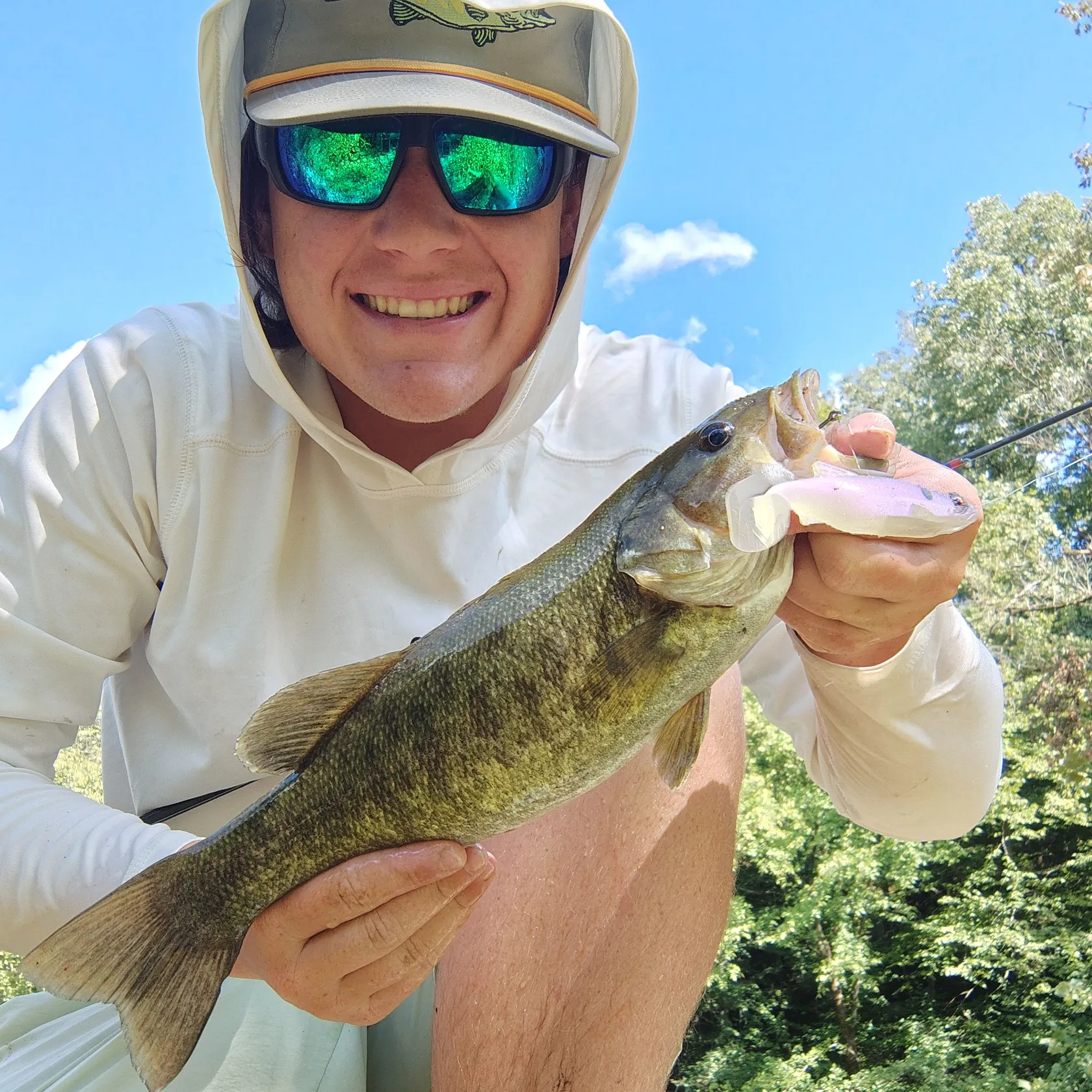 Smallmouth bass caught on Fishbrain
