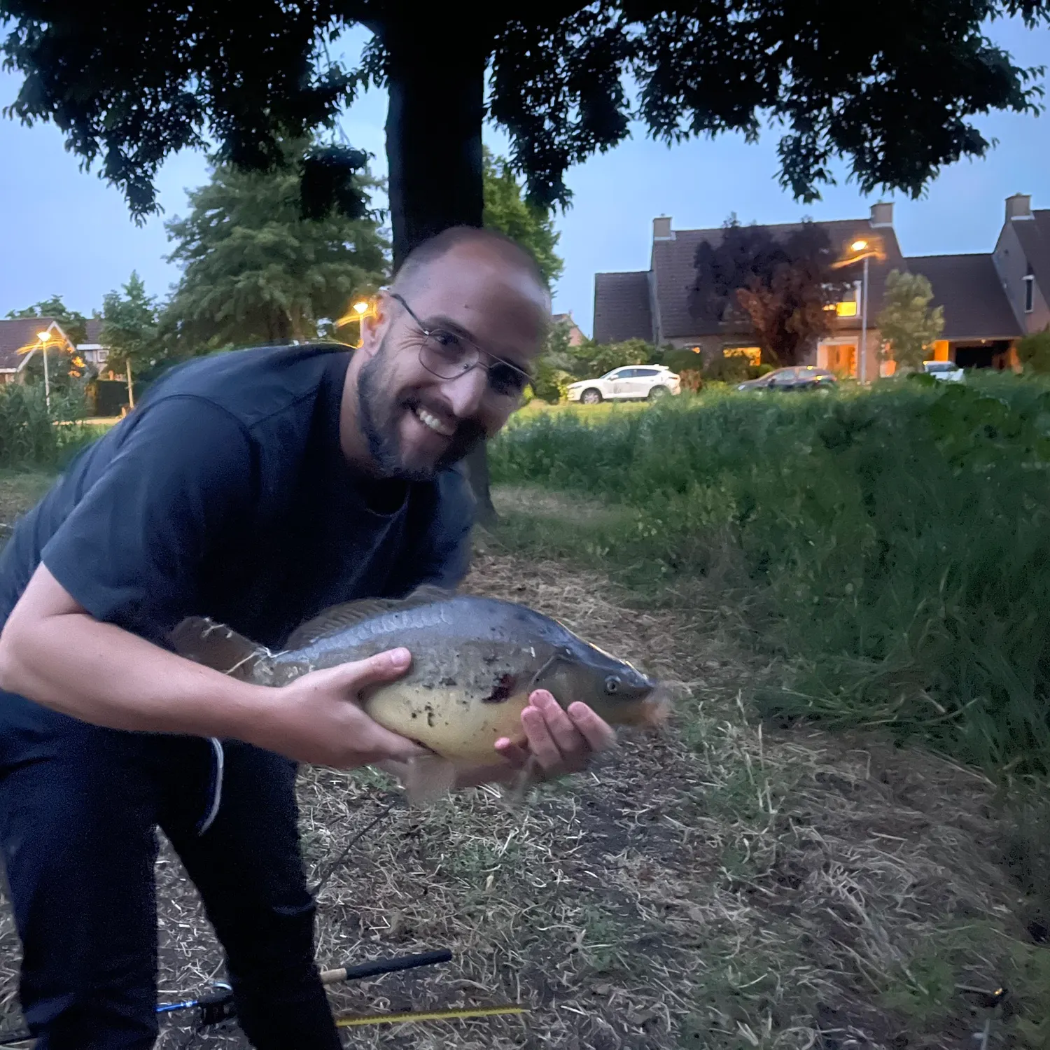 Leather carp caught on Fishbrain