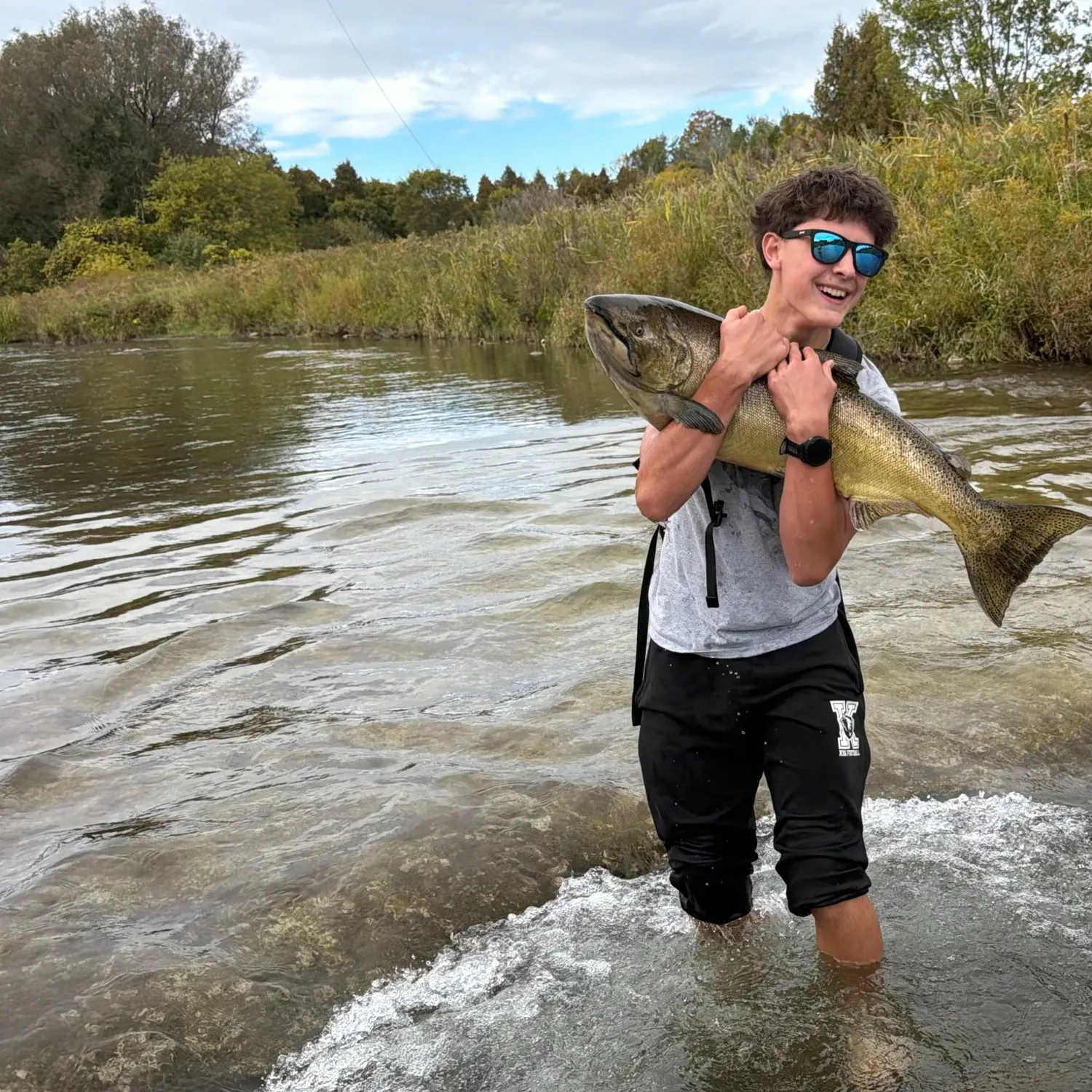Chinook salmon caught on Fishbrain