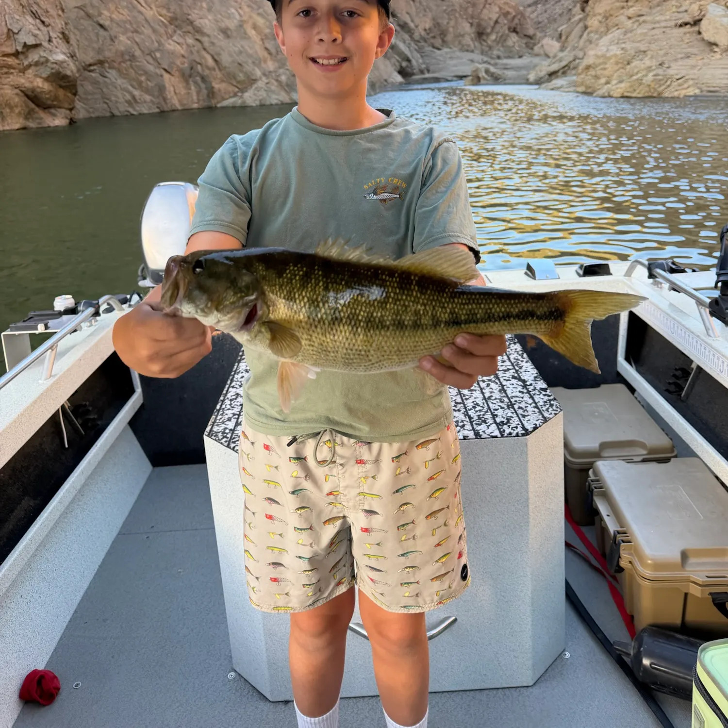 Meanmouth bass caught on Fishbrain