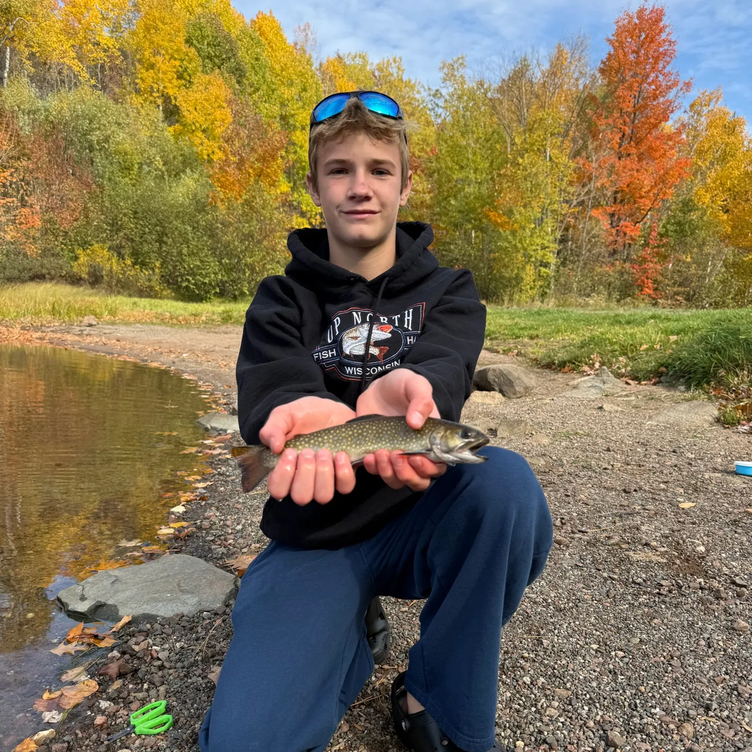 Brook trout caught on Fishbrain