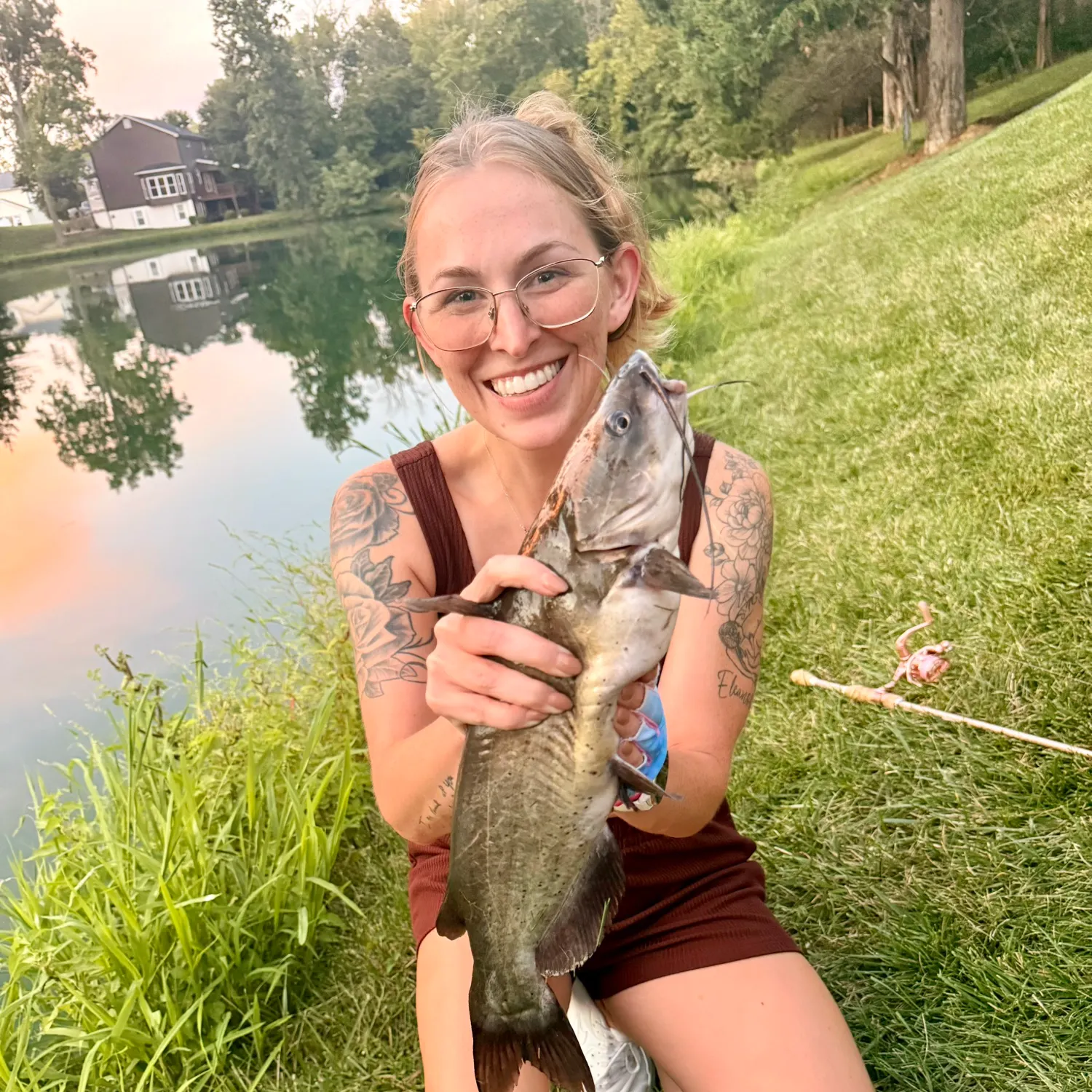 Channel catfish caught on Fishbrain