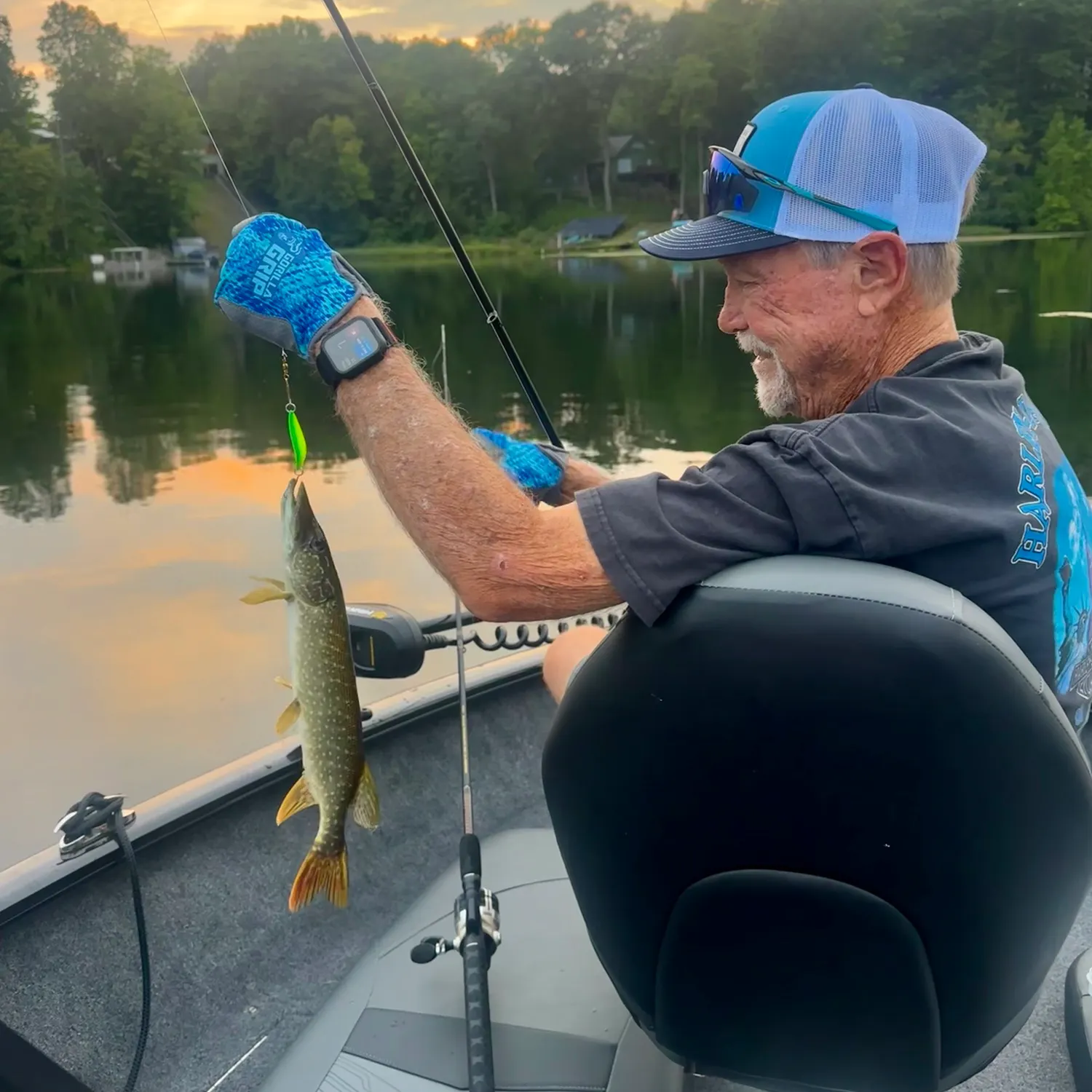 Northern pike caught on Fishbrain