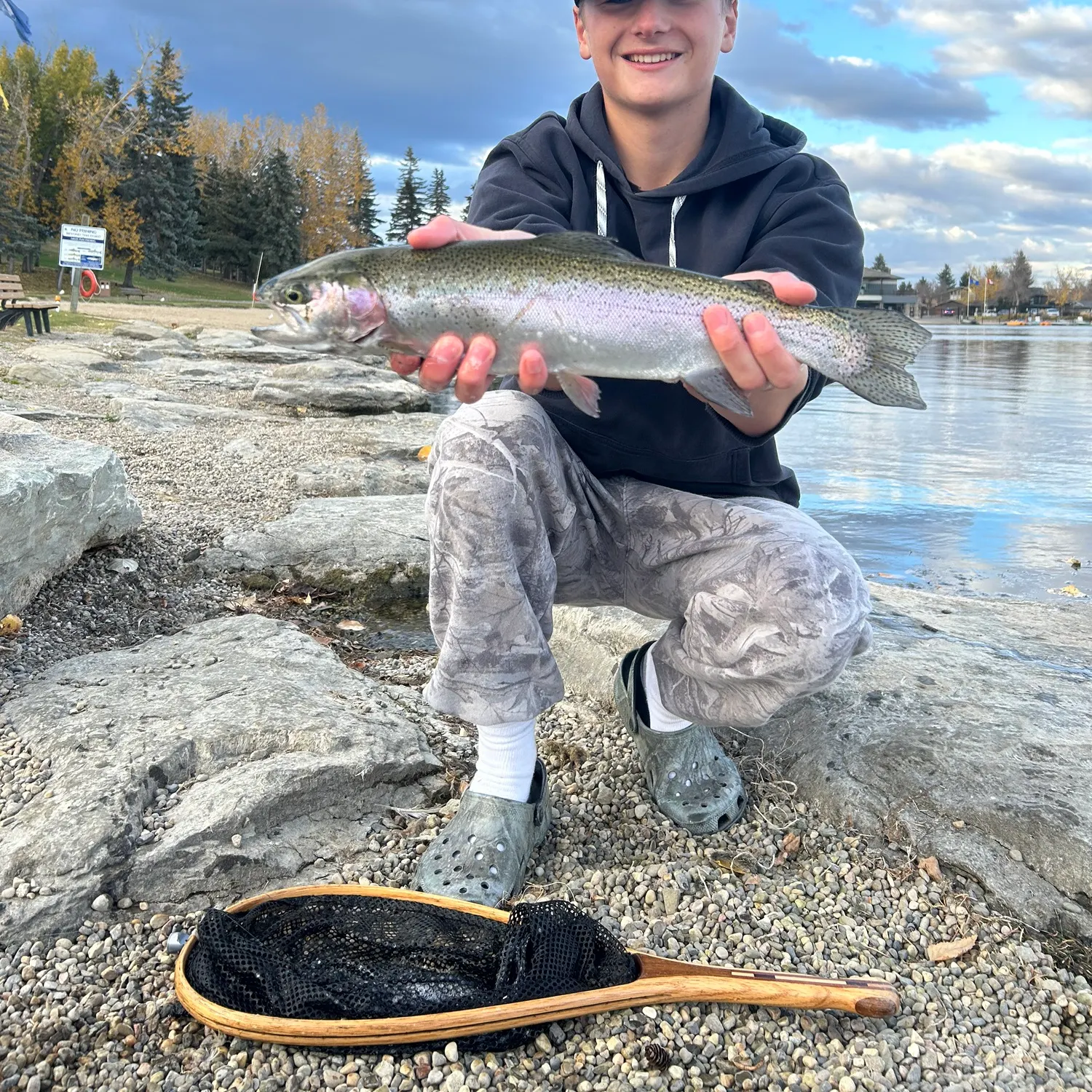Rainbow trout caught on Fishbrain