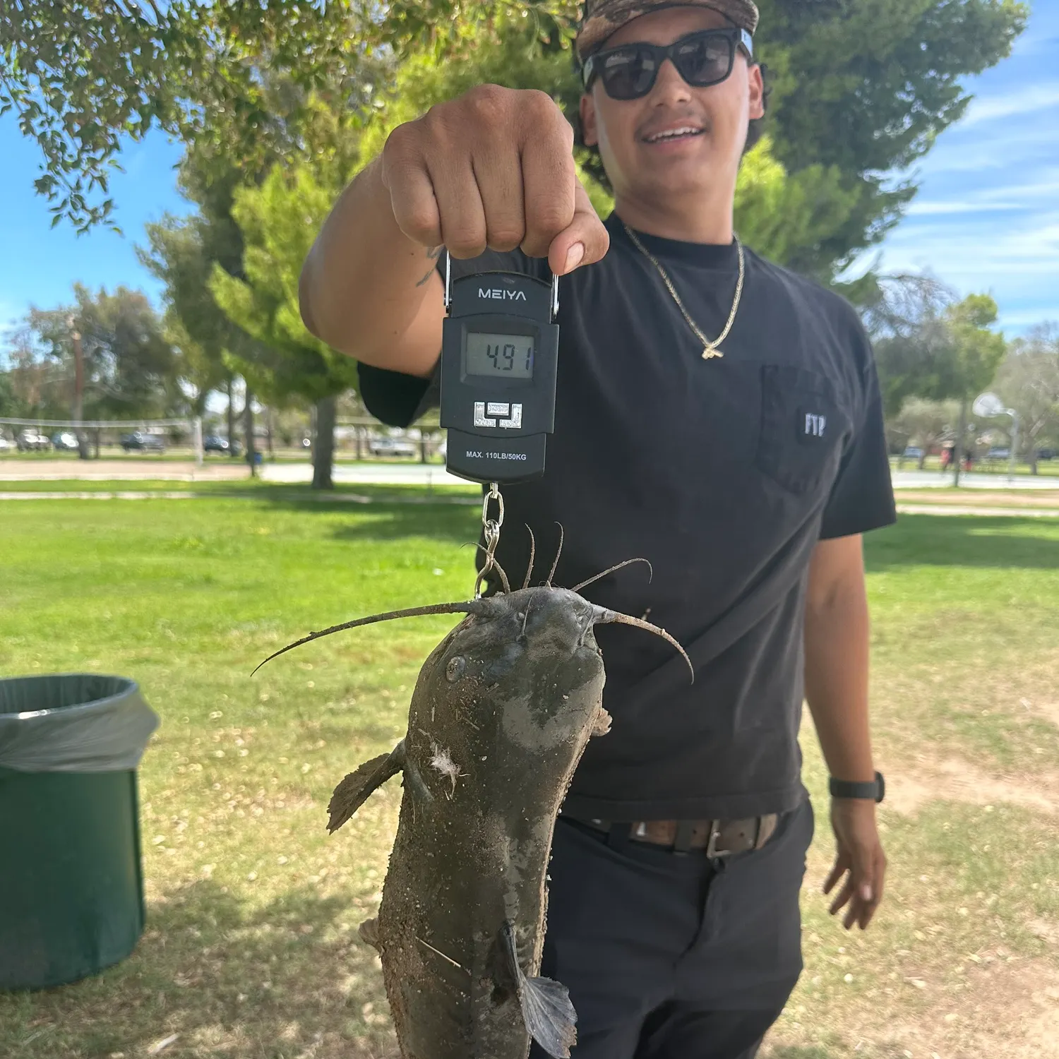 Channel catfish caught on Fishbrain