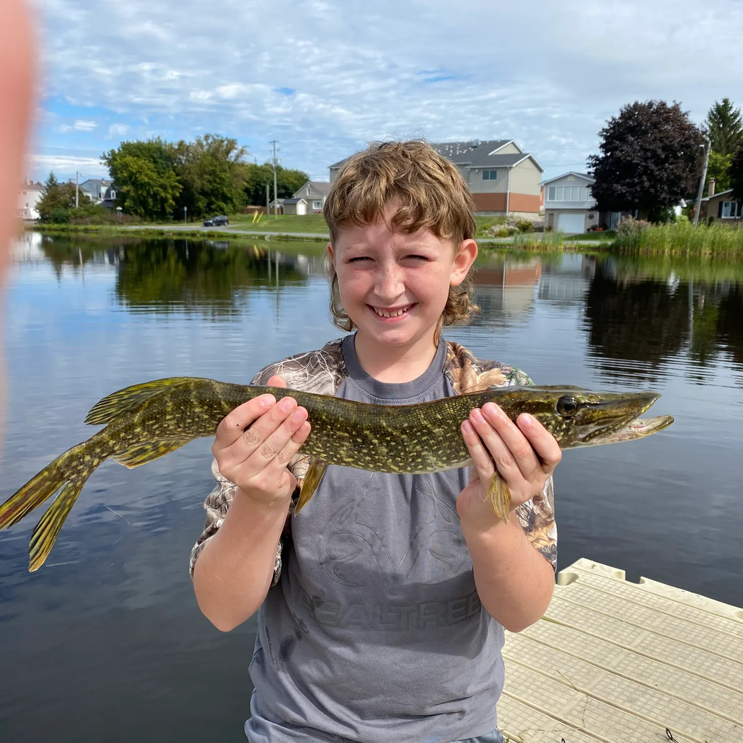 Northern pike caught on Fishbrain