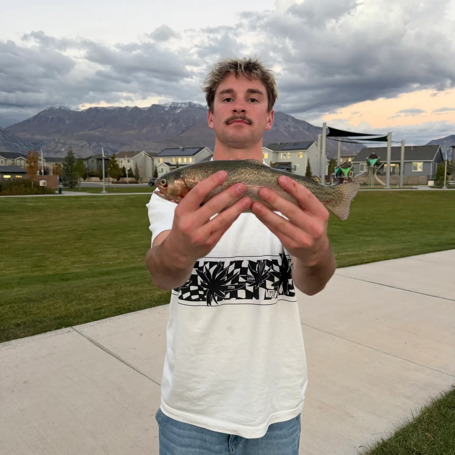 Cutbow caught on Fishbrain