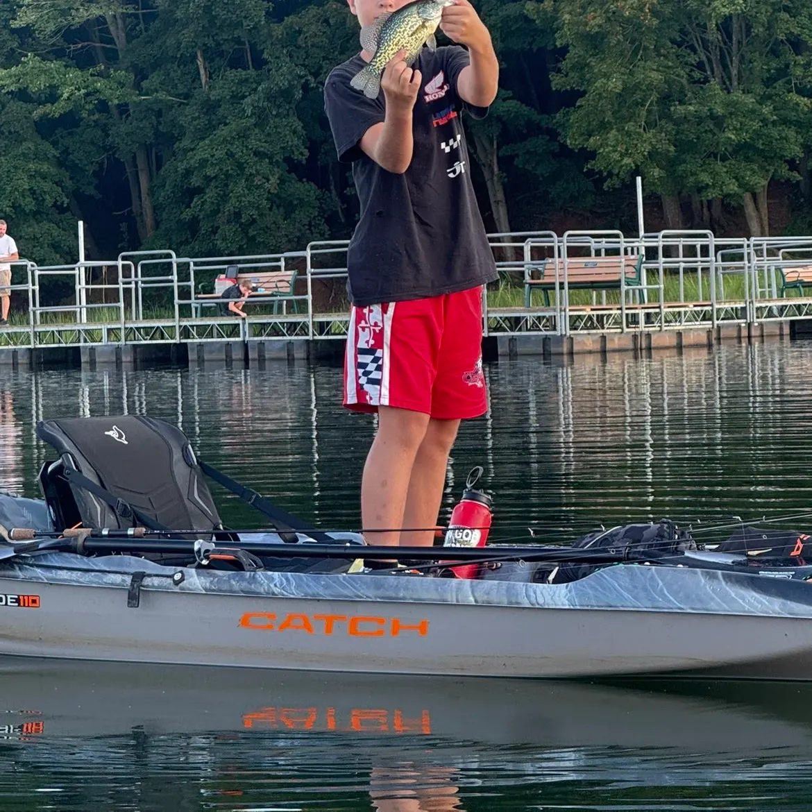 Black crappie caught on Fishbrain