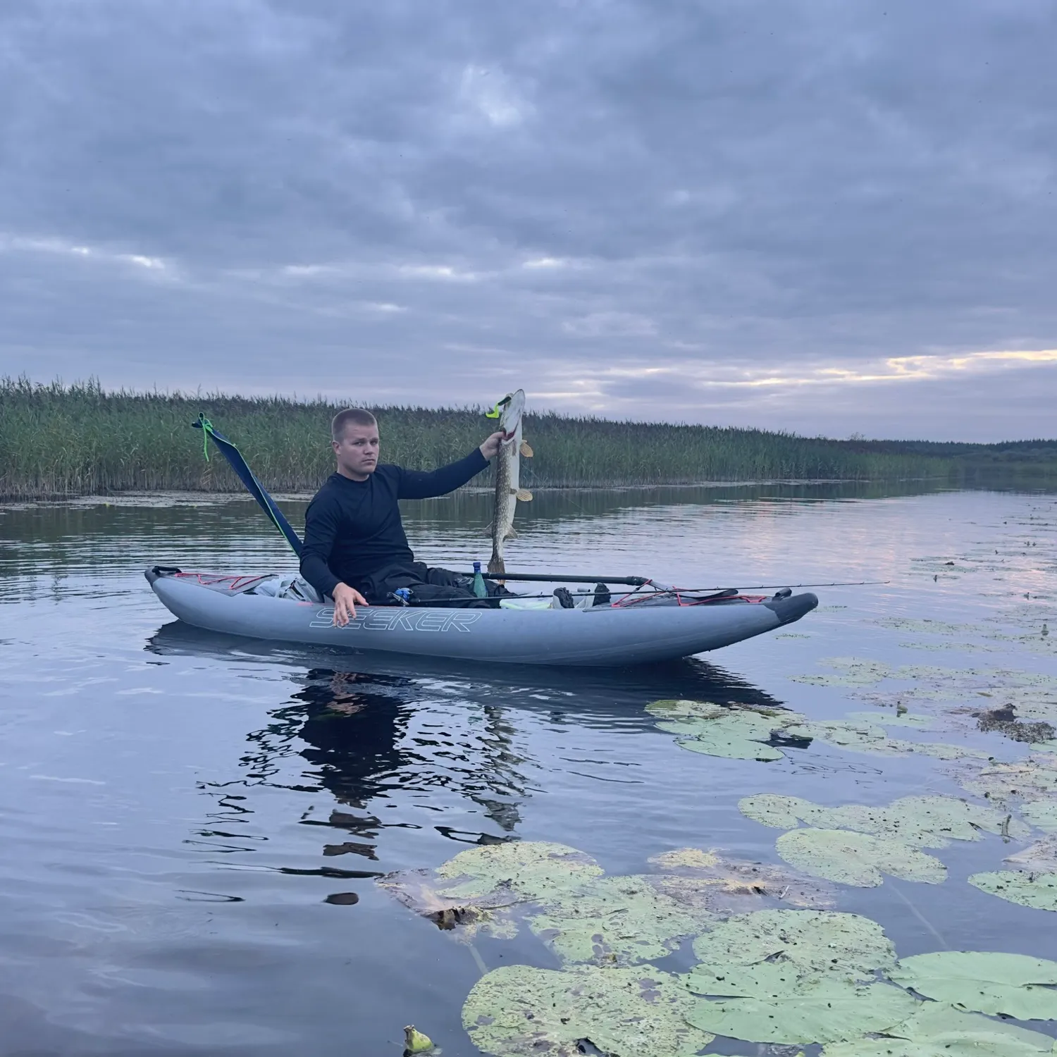 Northern pike caught on Fishbrain