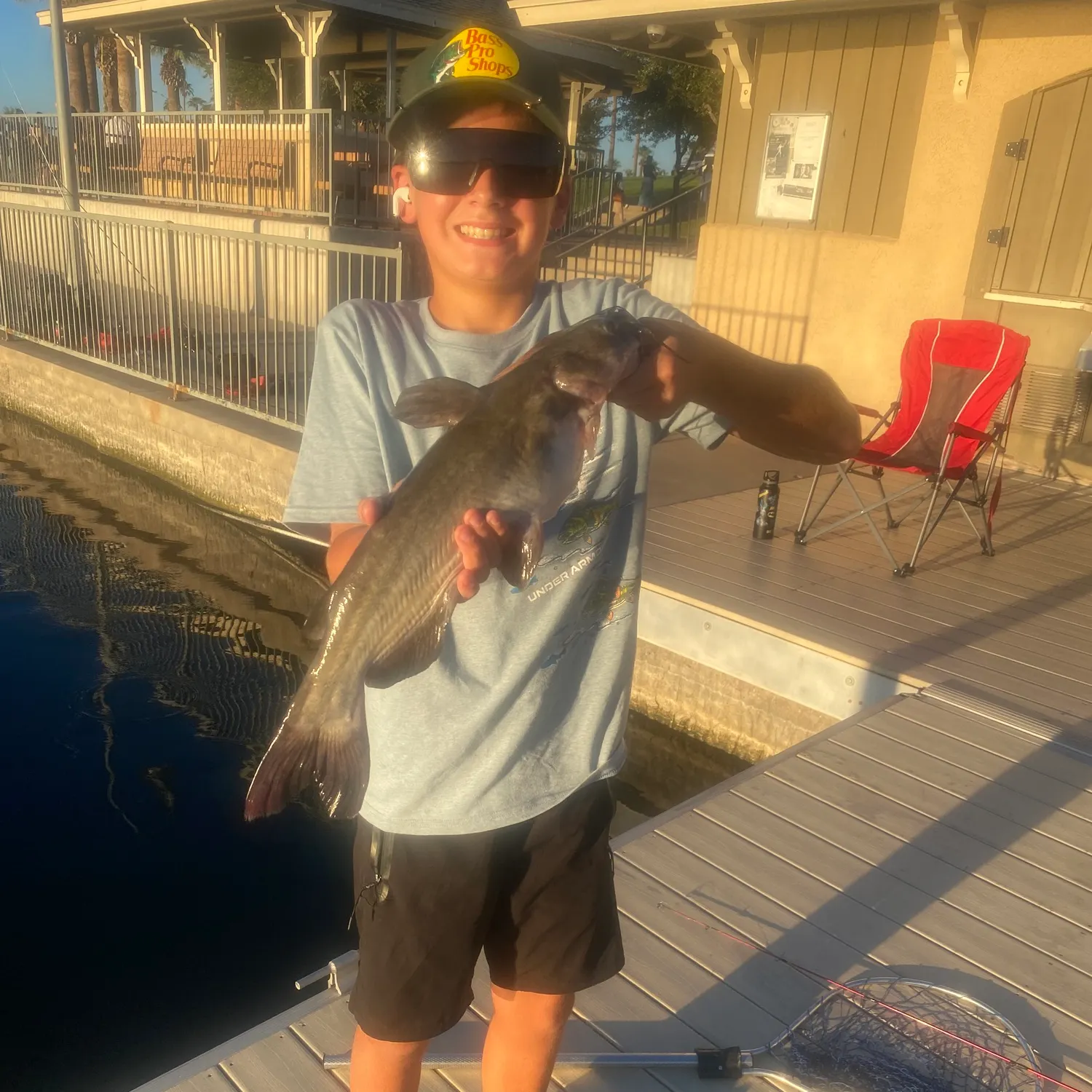 Channel catfish caught on Fishbrain