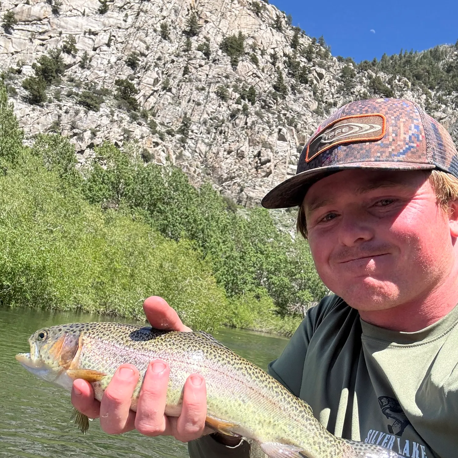 Rainbow trout caught on Fishbrain