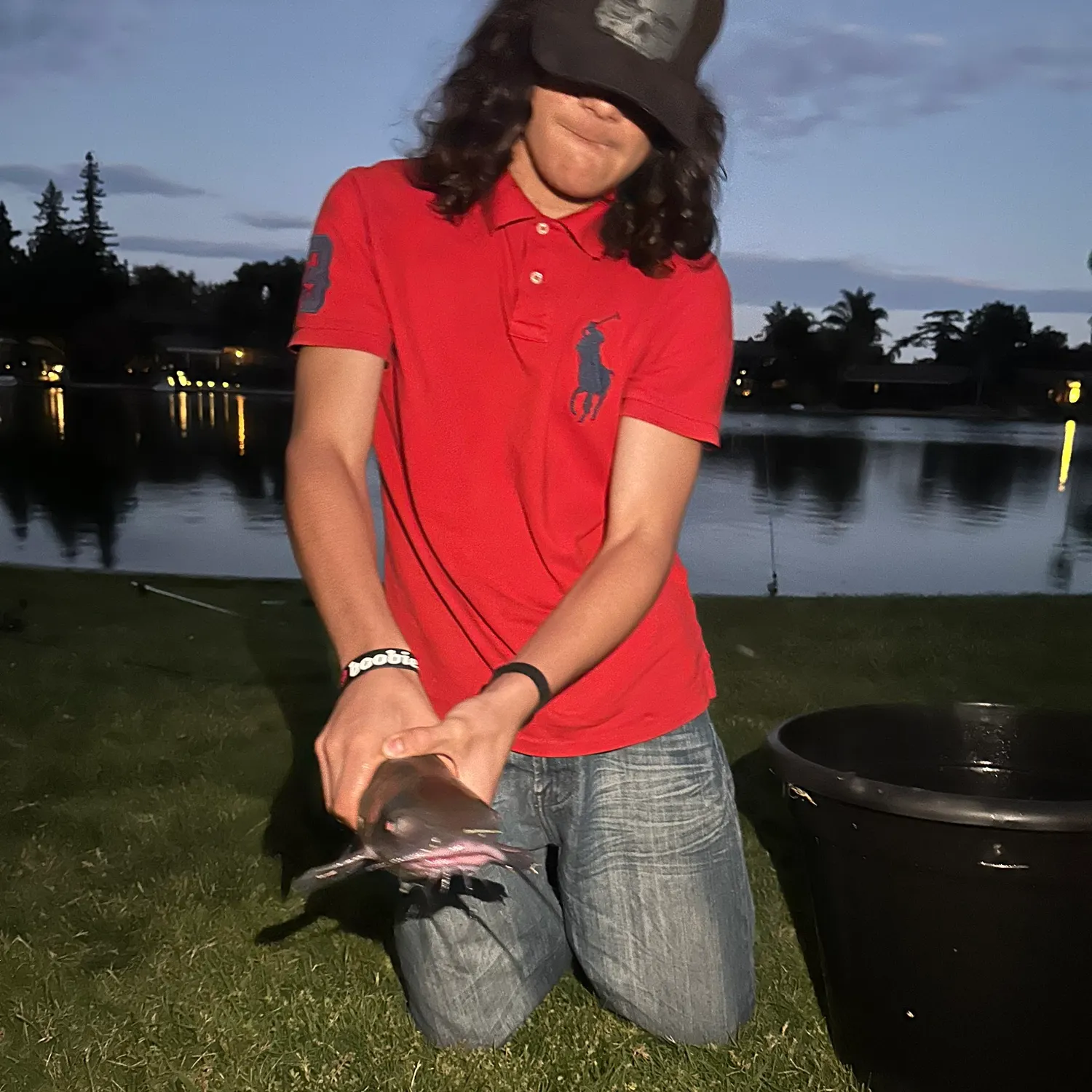 Channel catfish caught on Fishbrain