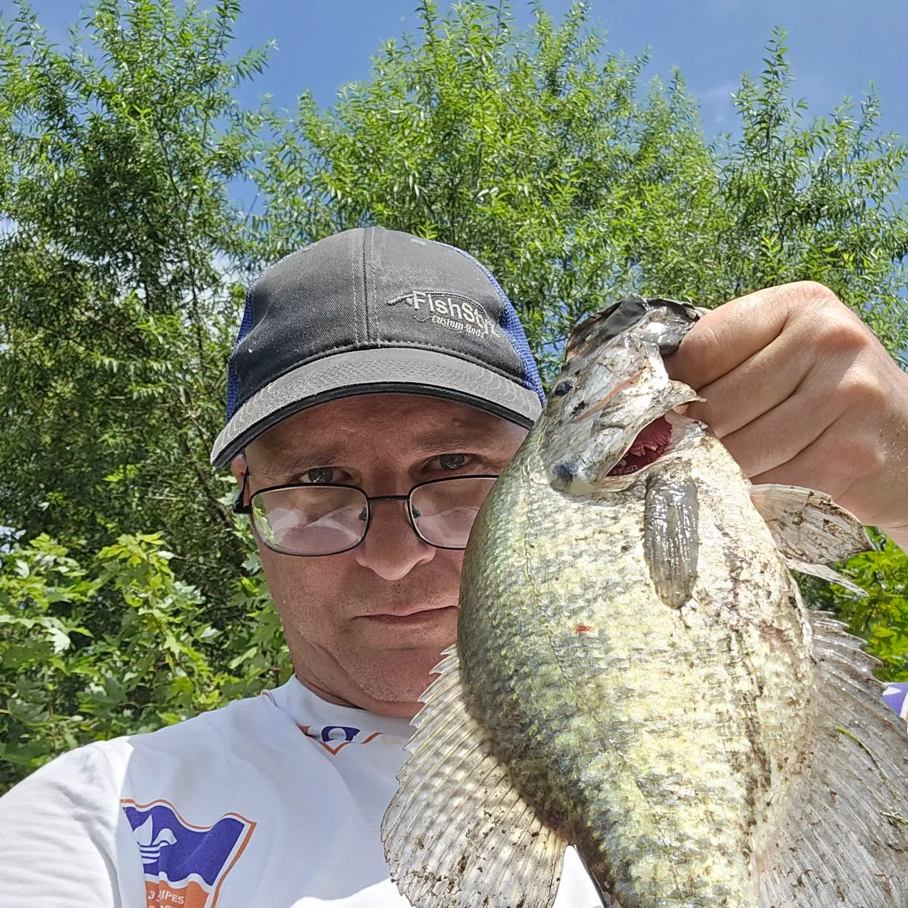 White crappie caught on Fishbrain