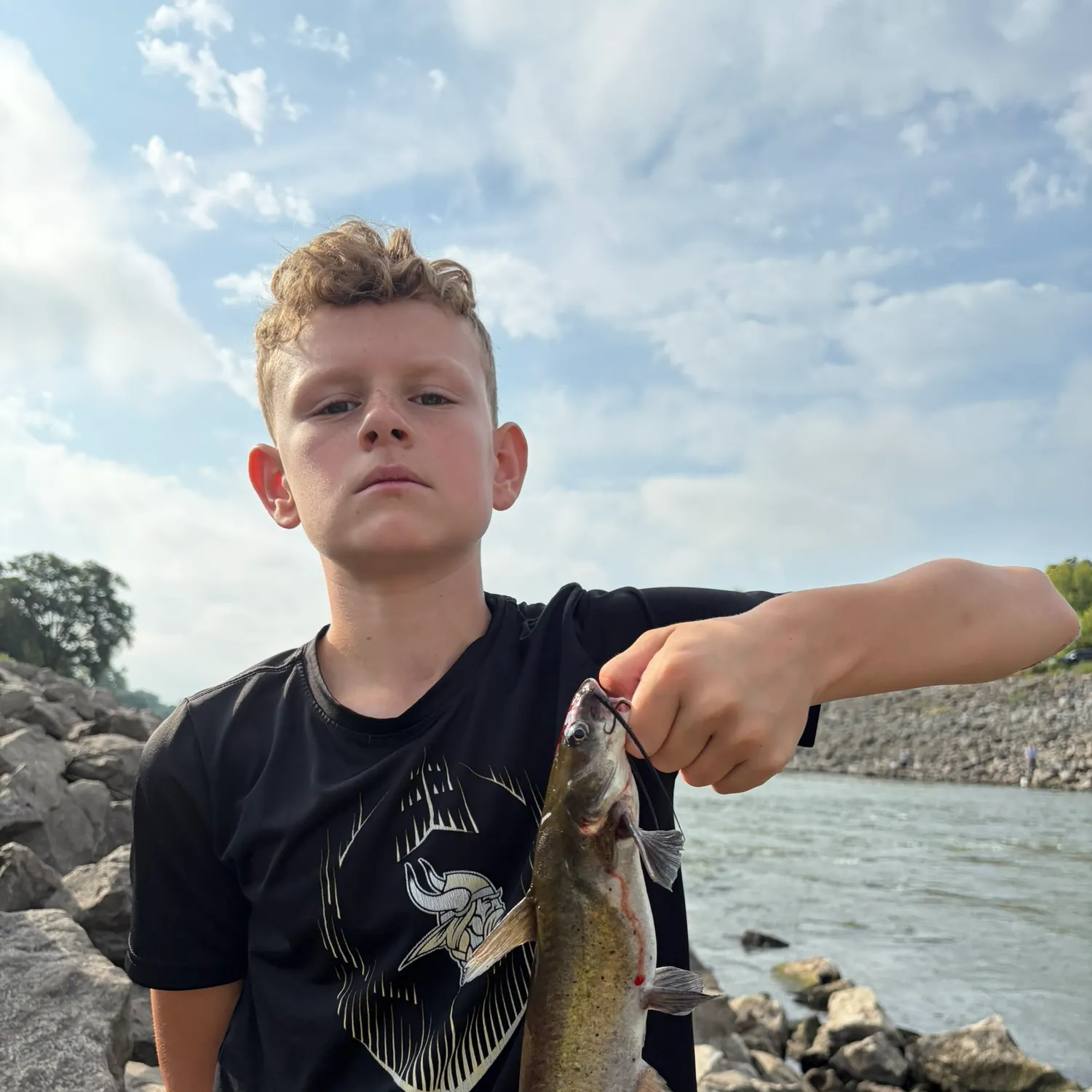 Channel catfish caught on Fishbrain