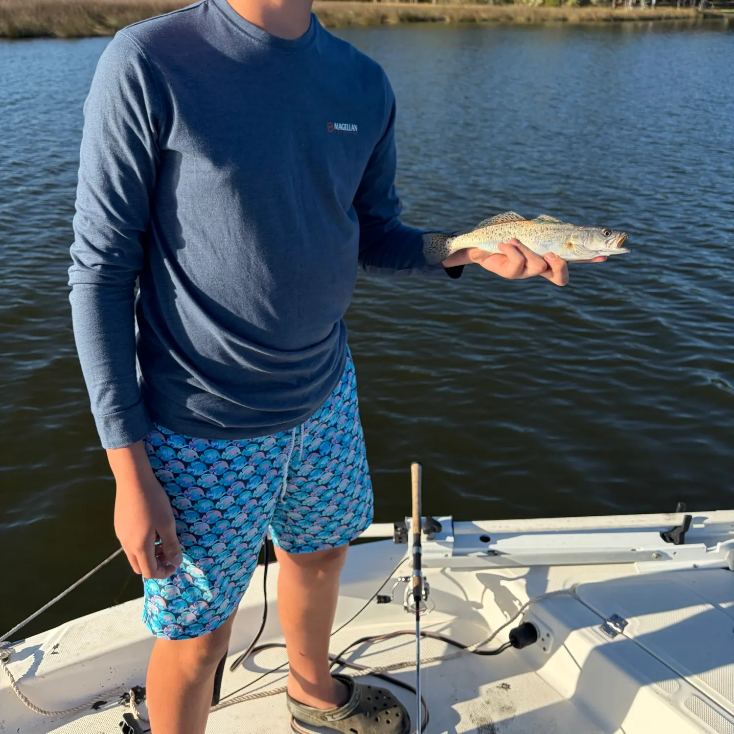Spotted seatrout caught on Fishbrain