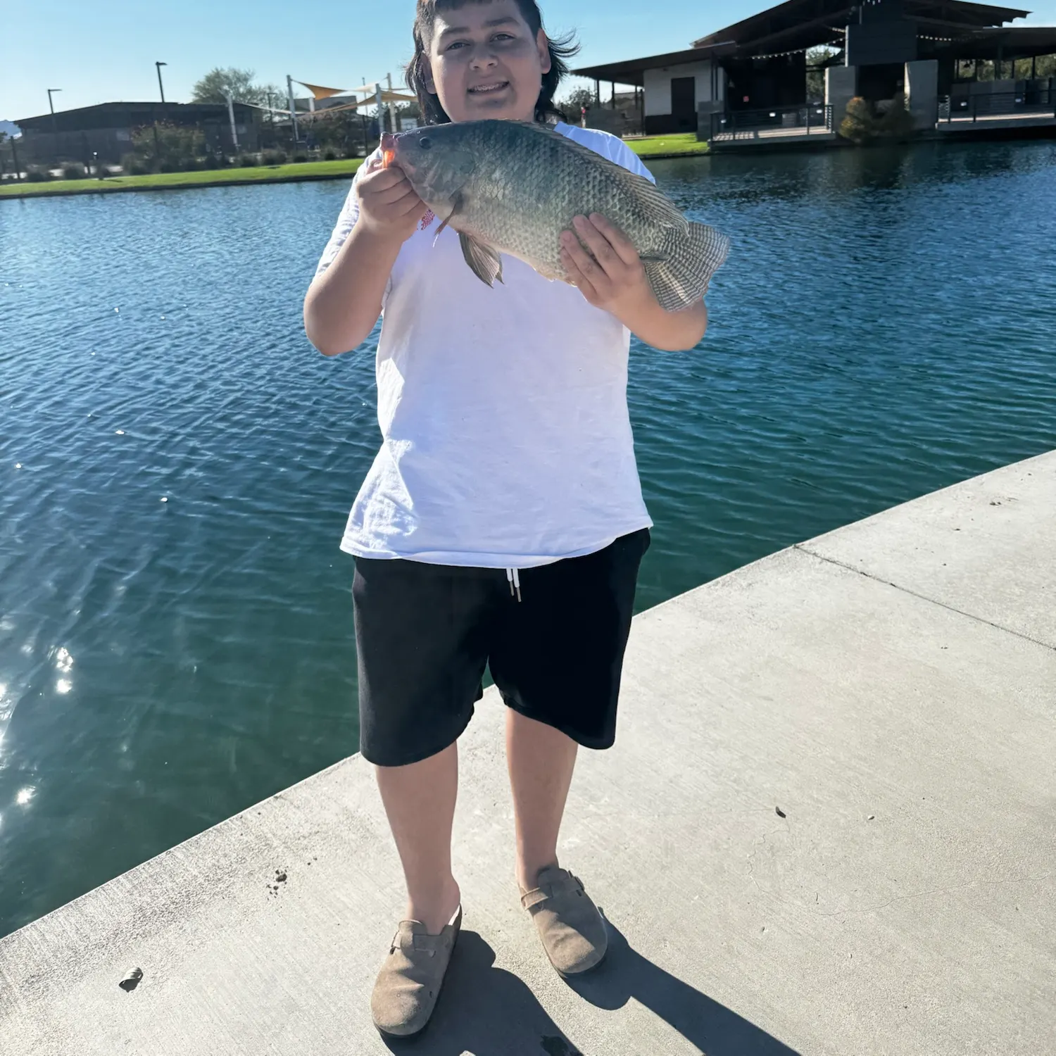 Nile tilapia caught on Fishbrain