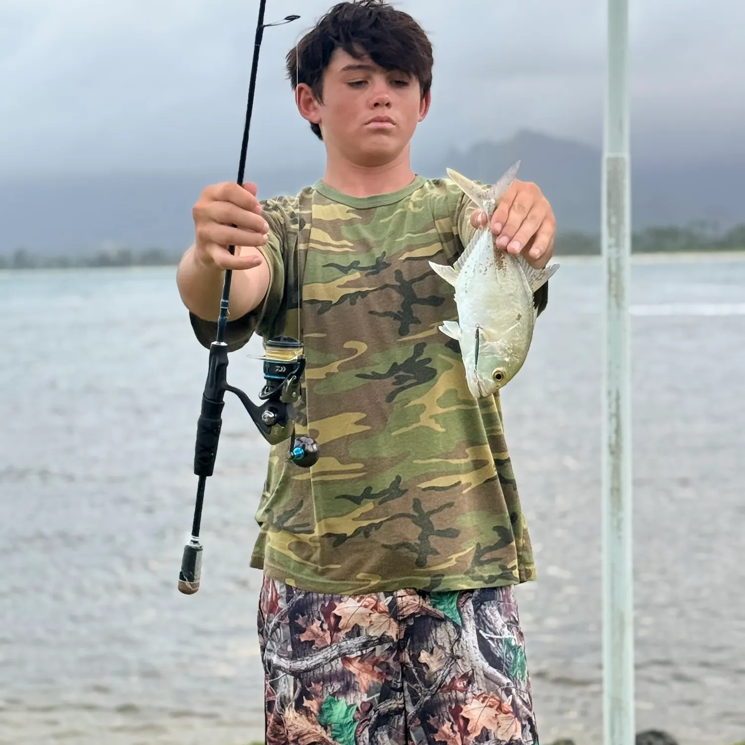 White trevally caught on Fishbrain