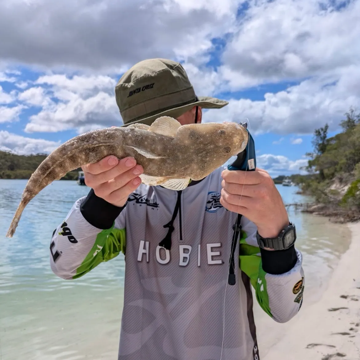 Dusky flathead caught on Fishbrain