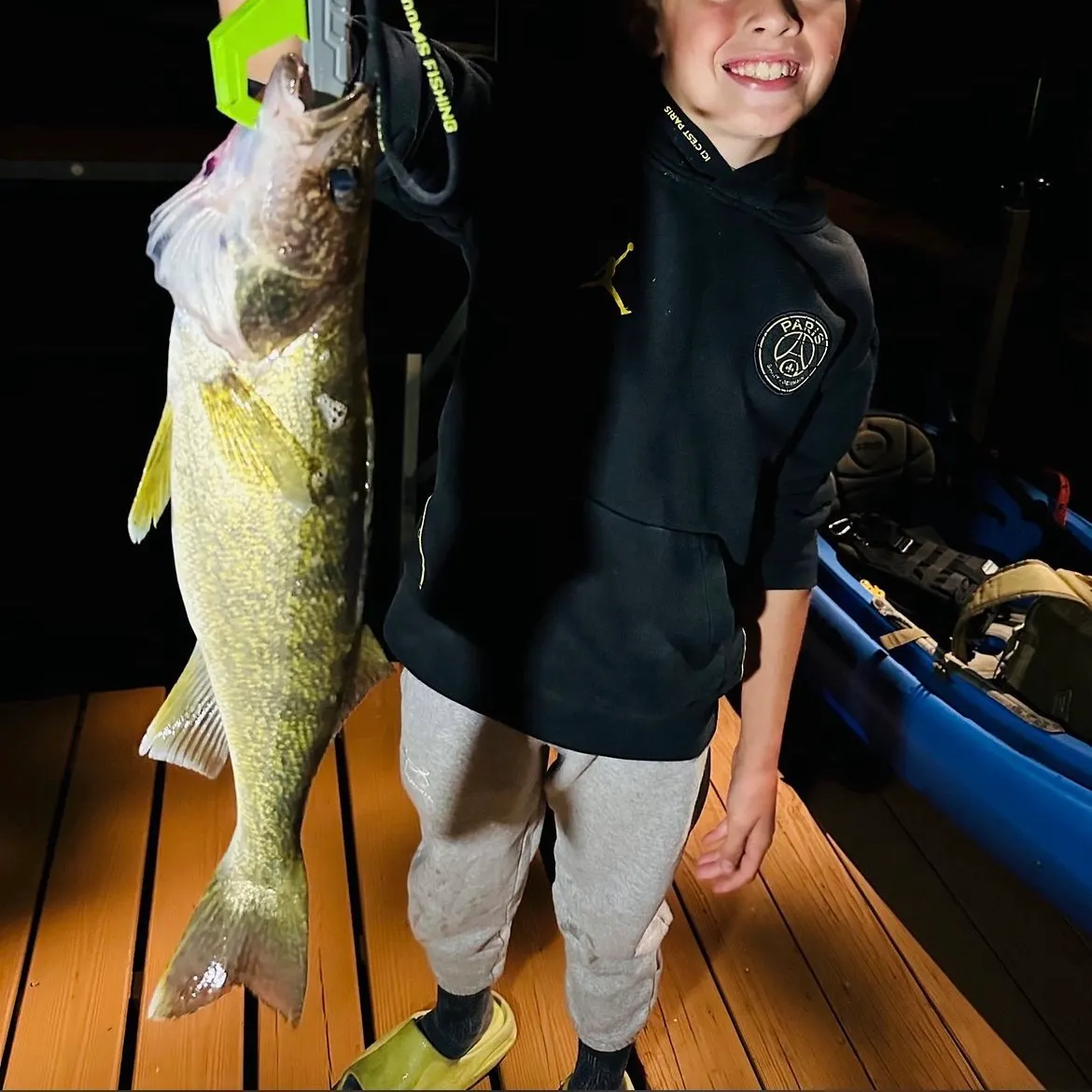 Walleye caught on Fishbrain