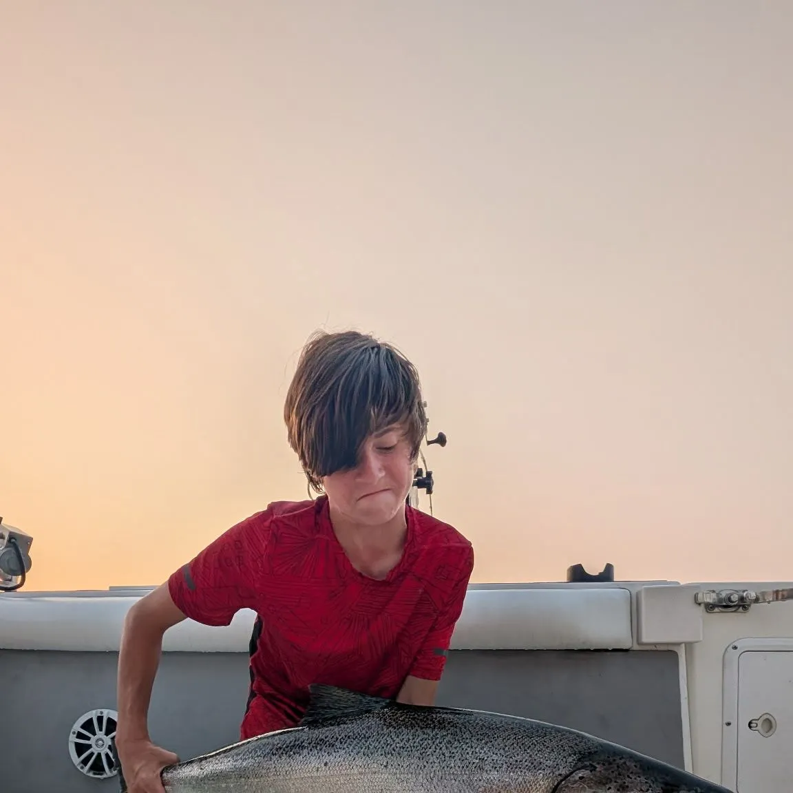 Chinook salmon caught on Fishbrain