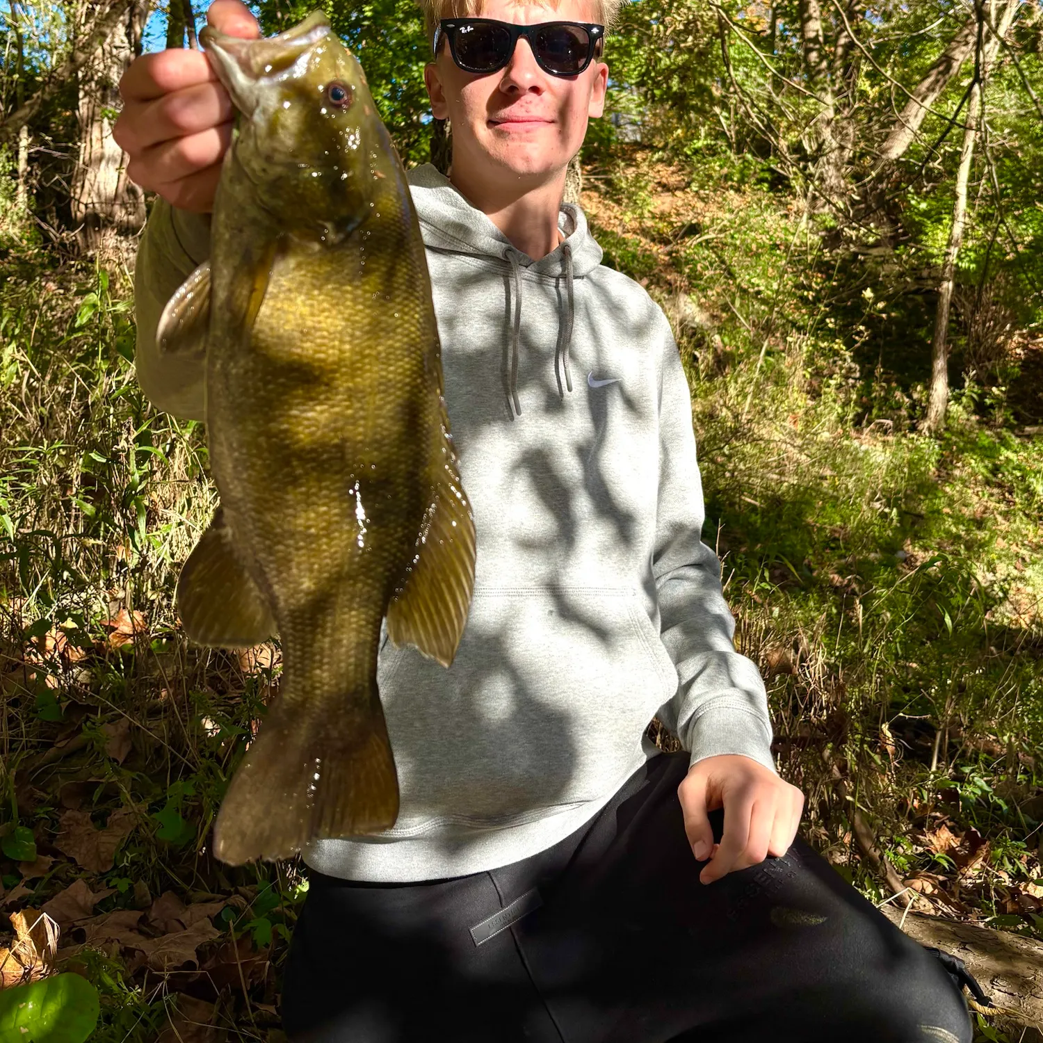 Smallmouth bass caught on Fishbrain