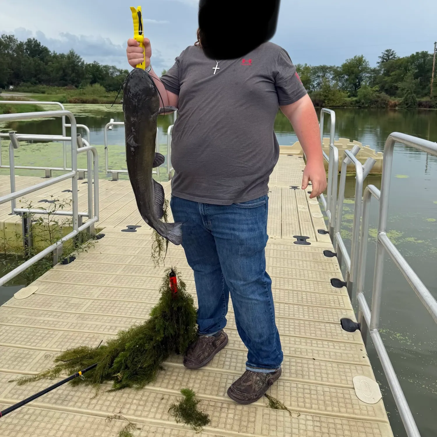 Channel catfish caught on Fishbrain